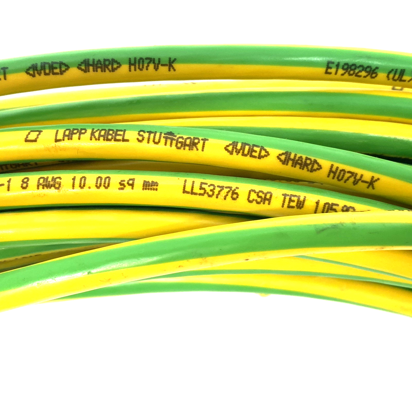 E198296 | Lapp Kabel Ground Cable Green/Yellow 84FT - New – Open box - Maverick Industrial Sales
