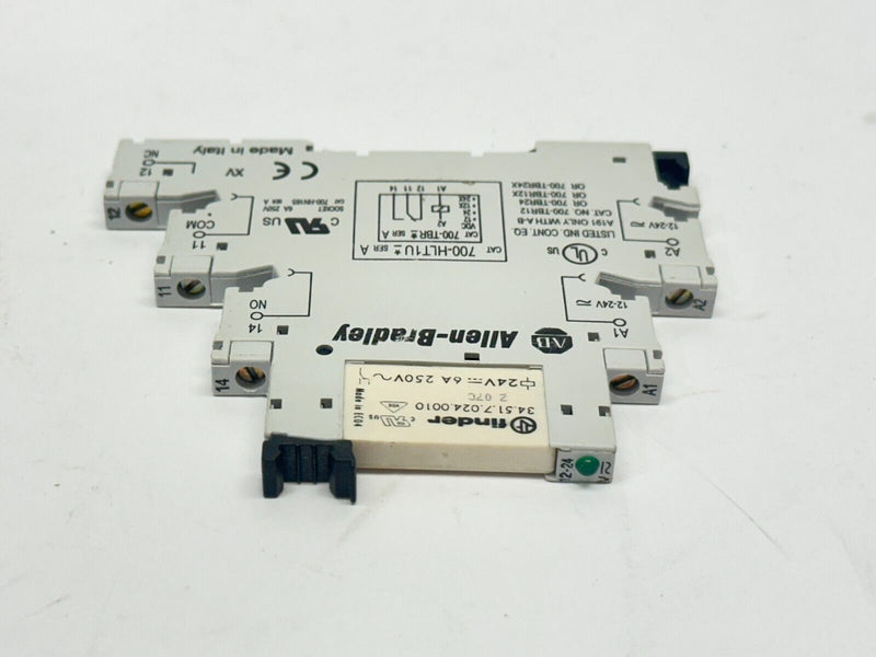 Allen Bradley 700-HLT1U24 Ser. A DIN Rail Relay Module 24V Coil - Maverick Industrial Sales