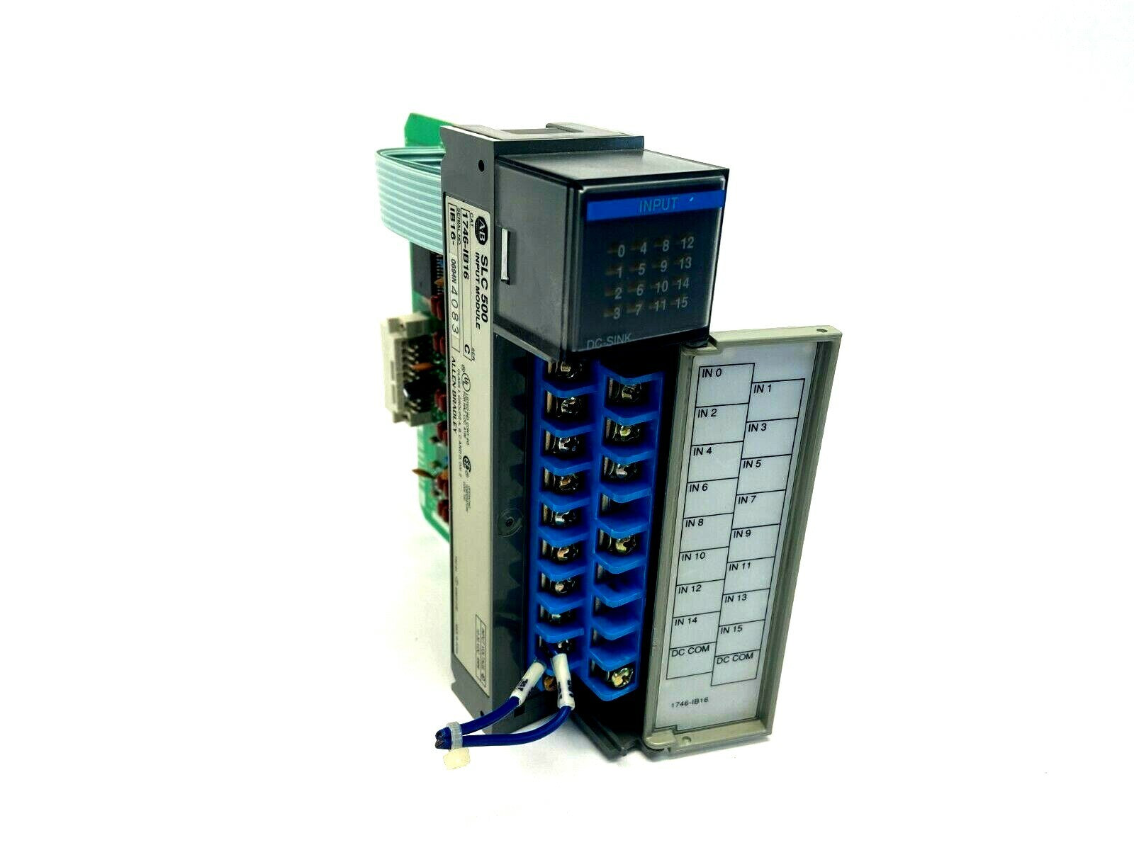 1746-IB16 | Allen Bradley Ser C I/O Module Digital 16 Inputs 10-30VDC Sink - Used - Maverick Industrial Sales