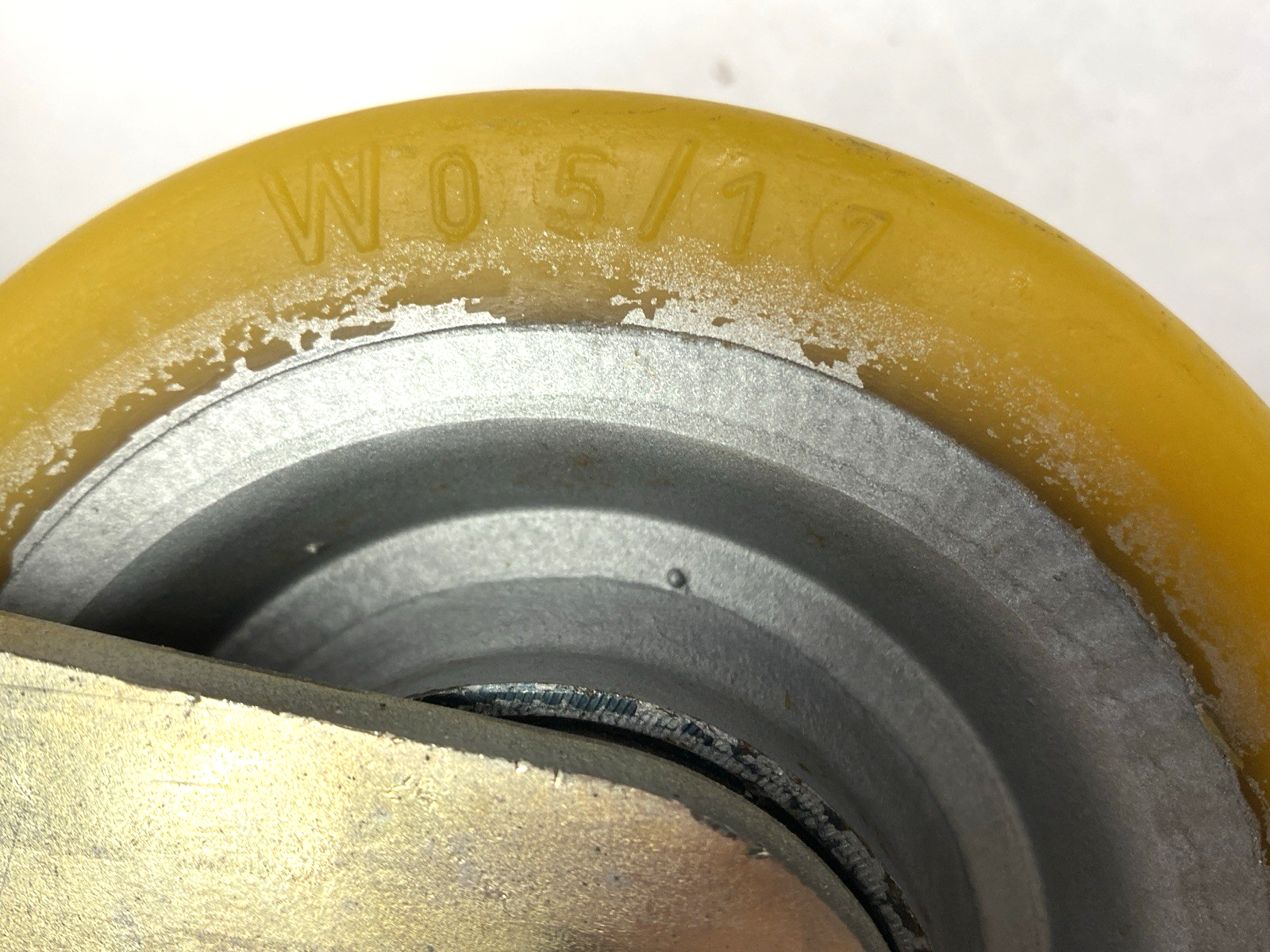 N/A | Blickle Heavy Duty Welded Steel Fixed Caster 125mm Wheel Dia. x 50mm Wheel Width - Used - Maverick Industrial Sales