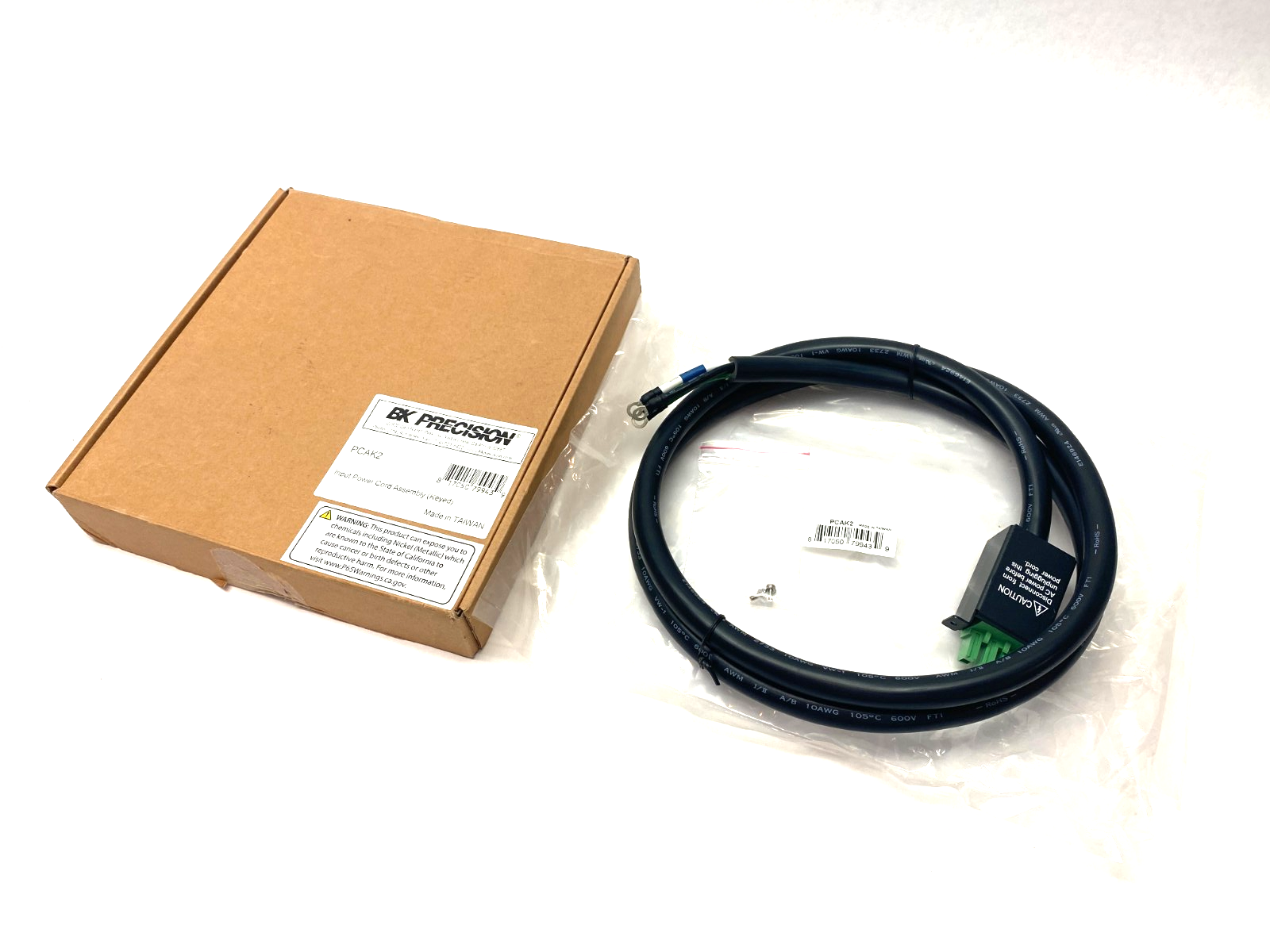 BK Precision PCAK2 Unterminated AC Power Cable Assembly - Maverick Industrial Sales