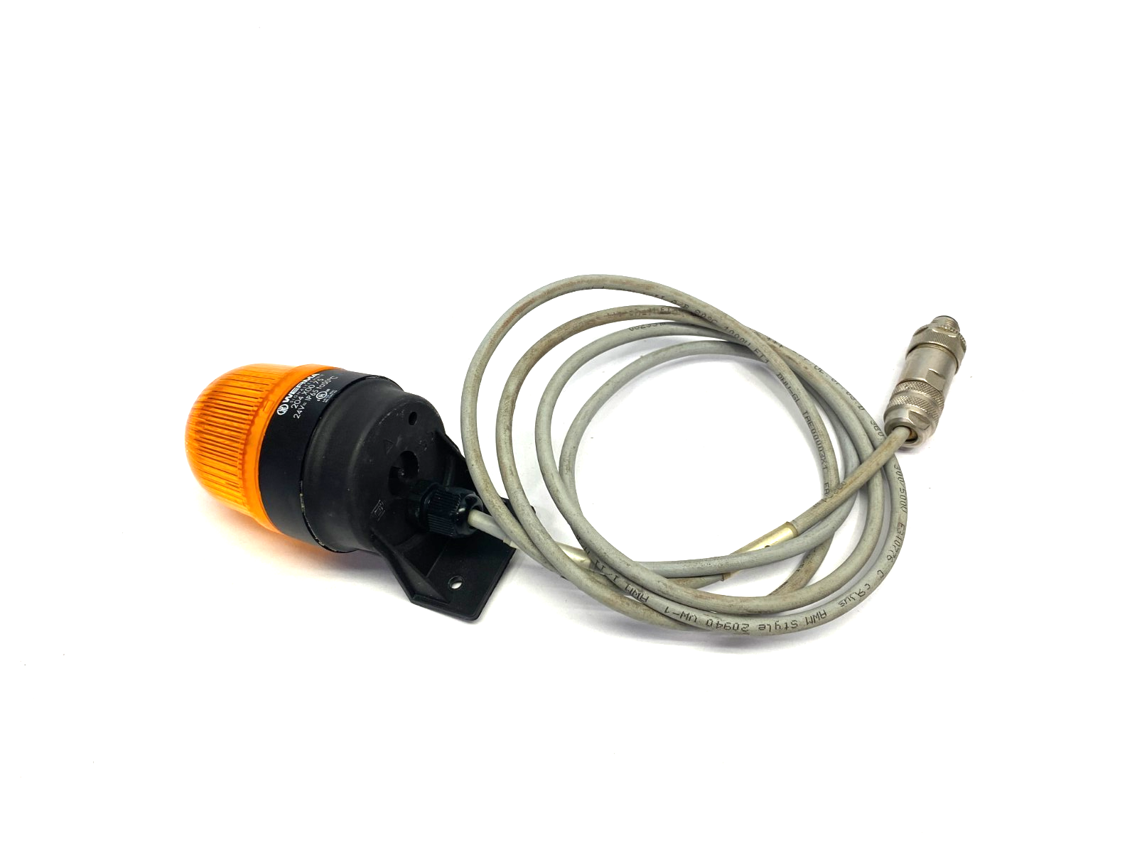Werma 204 X00 75 Permanent LED Beacon Amber 24V IP65 - Maverick Industrial Sales