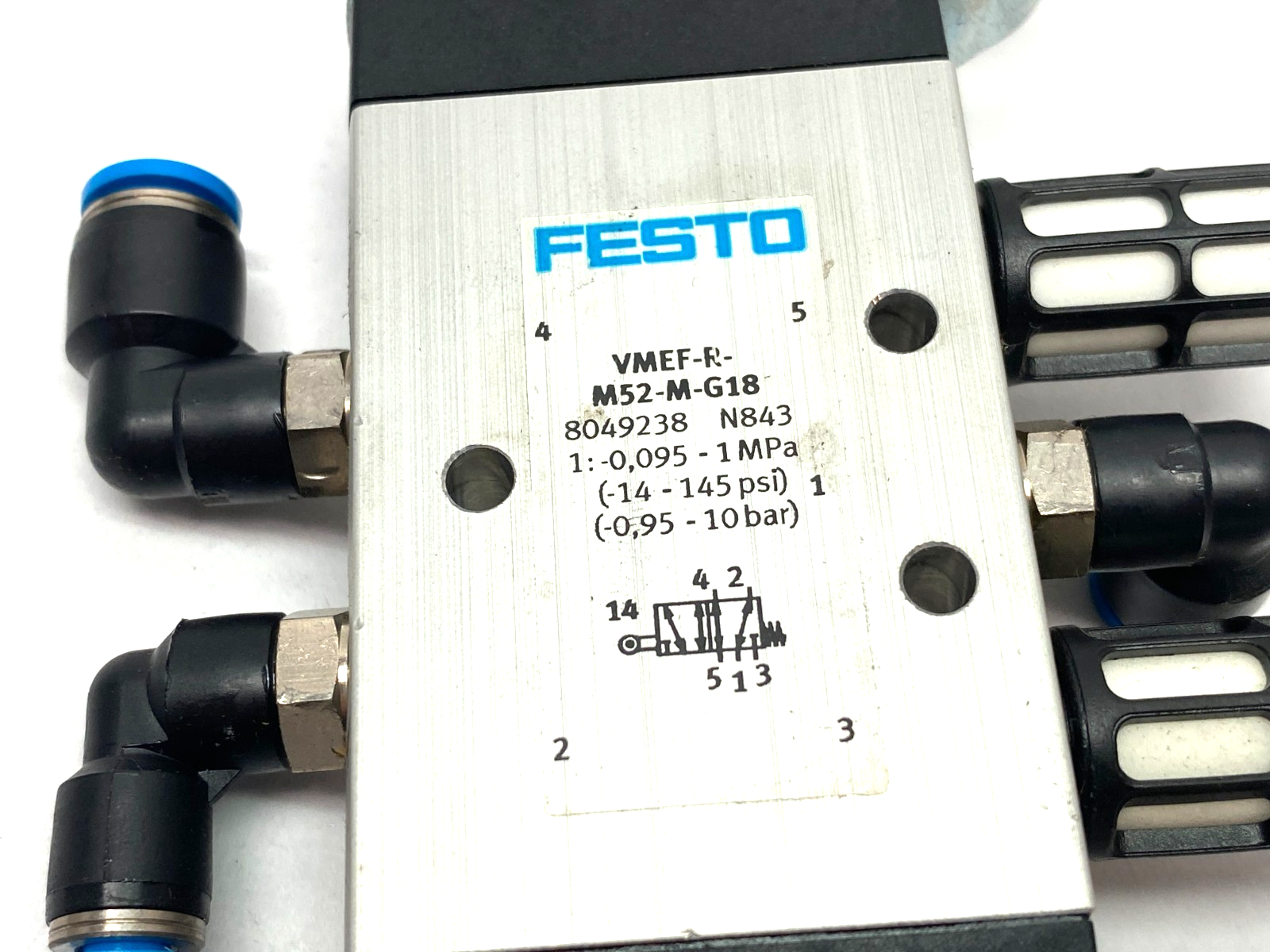 Festo VMEF-R-M52-M-G18 Roller Lever Valve 5/2-way, Monostable 8049238 - Maverick Industrial Sales