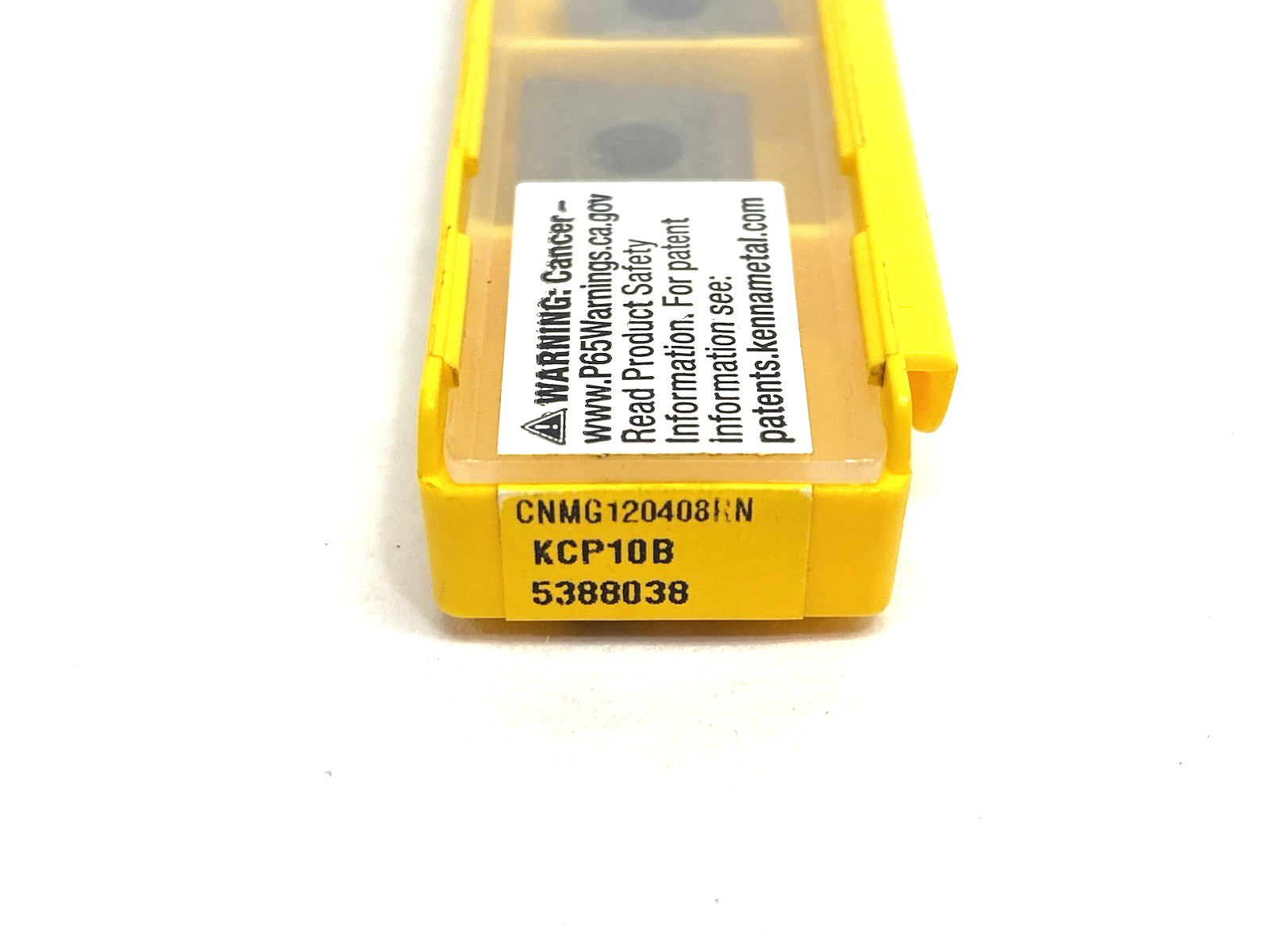 5388038 | Kennametal Kenloc™ CNMG Insert Negative RN, CNMG120408RN PKG OF 4 - New – Open box - Maverick Industrial Sales