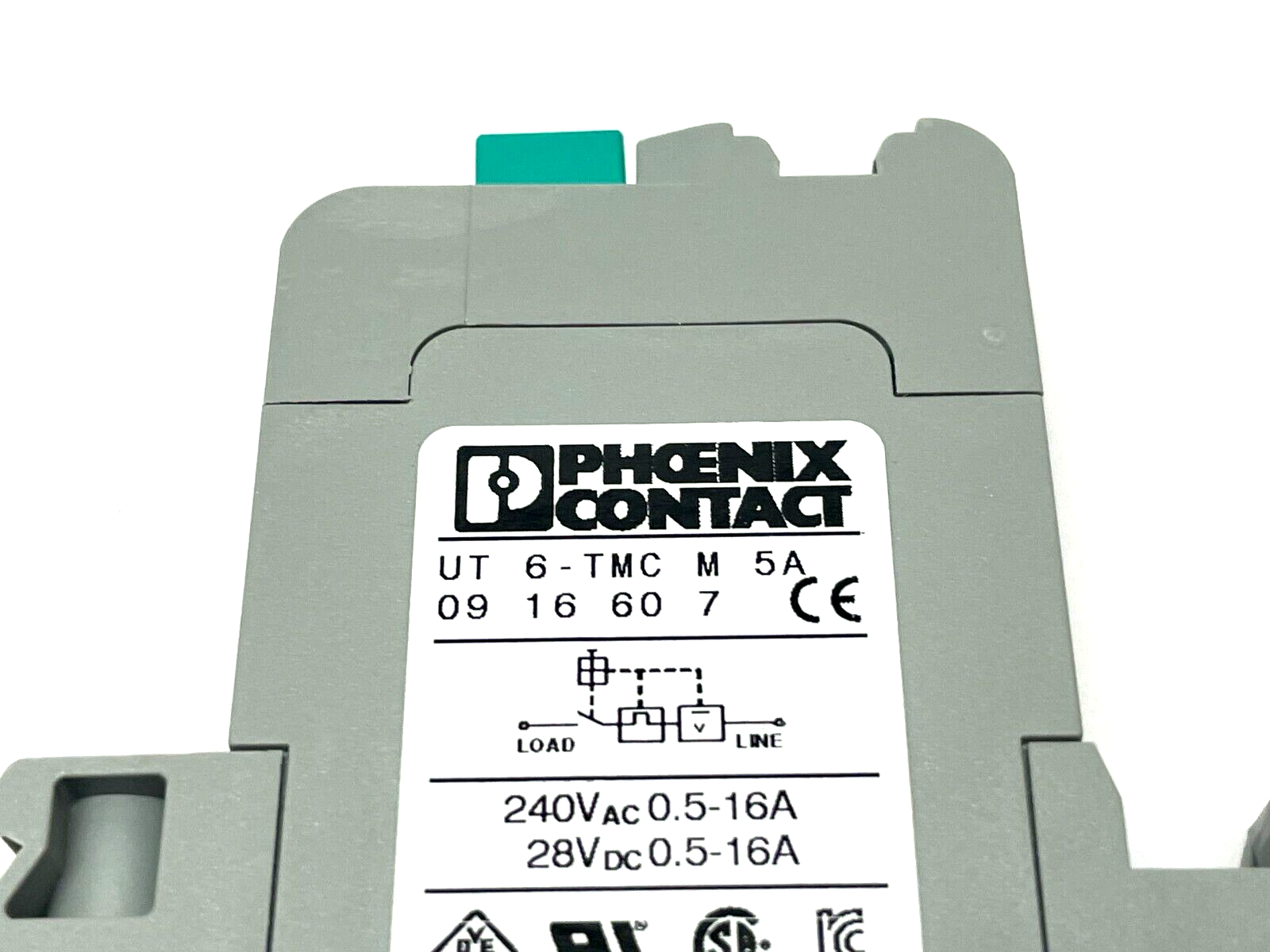 Phoenix Contact UT 6-TMC M 5A Thermomagnetic Device Circuit Breaker 0916607 - Maverick Industrial Sales