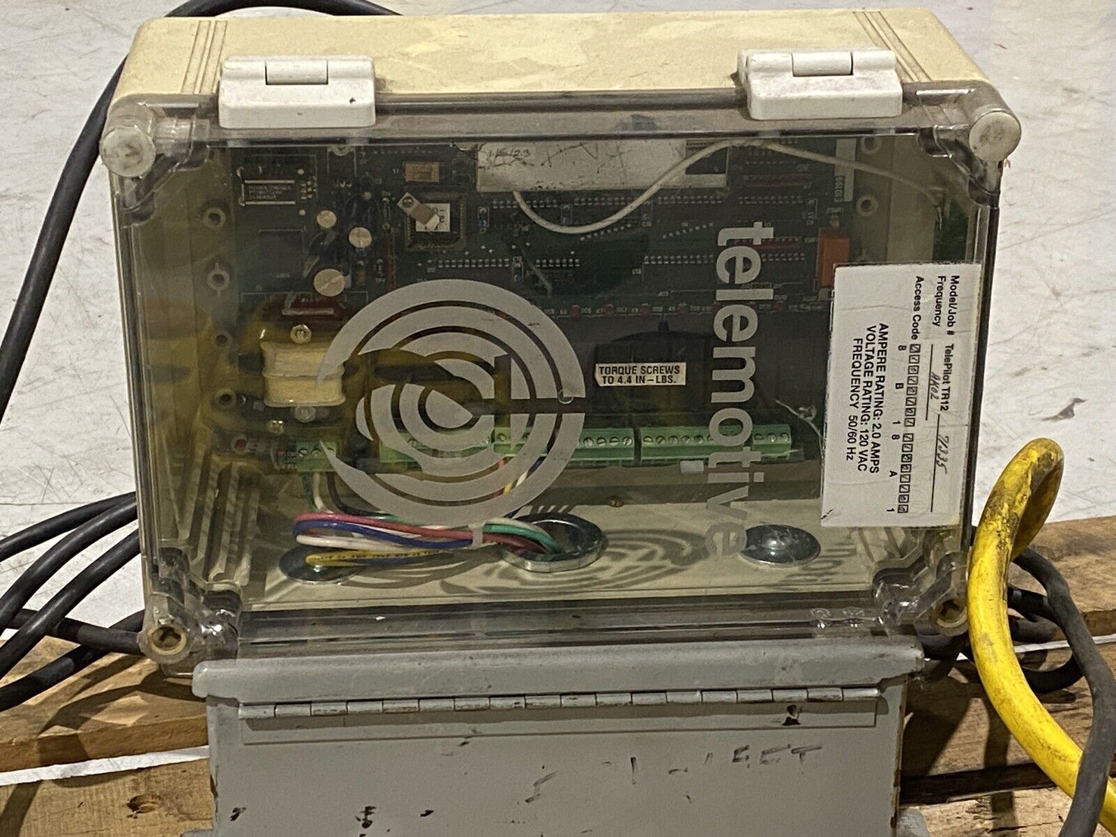 Telemotive TelePilot TR12 71270342 Controller w/ Aero-Motive 206BG Tool Balancer - Used - Maverick Industrial Sales