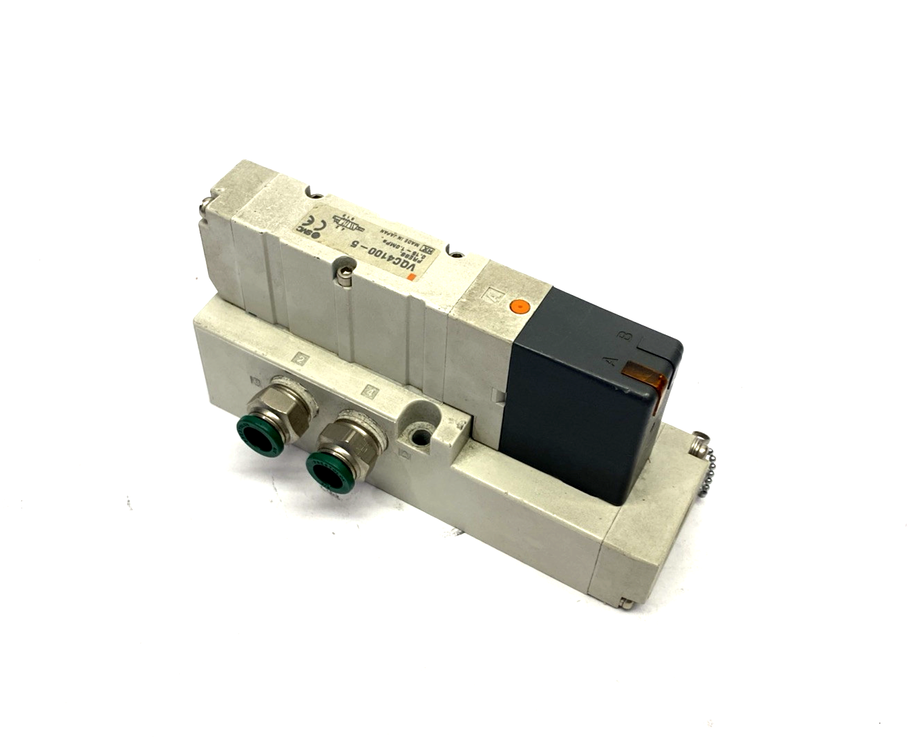 SMC VQC4100-5 Solenoid Valve & Base - Maverick Industrial Sales