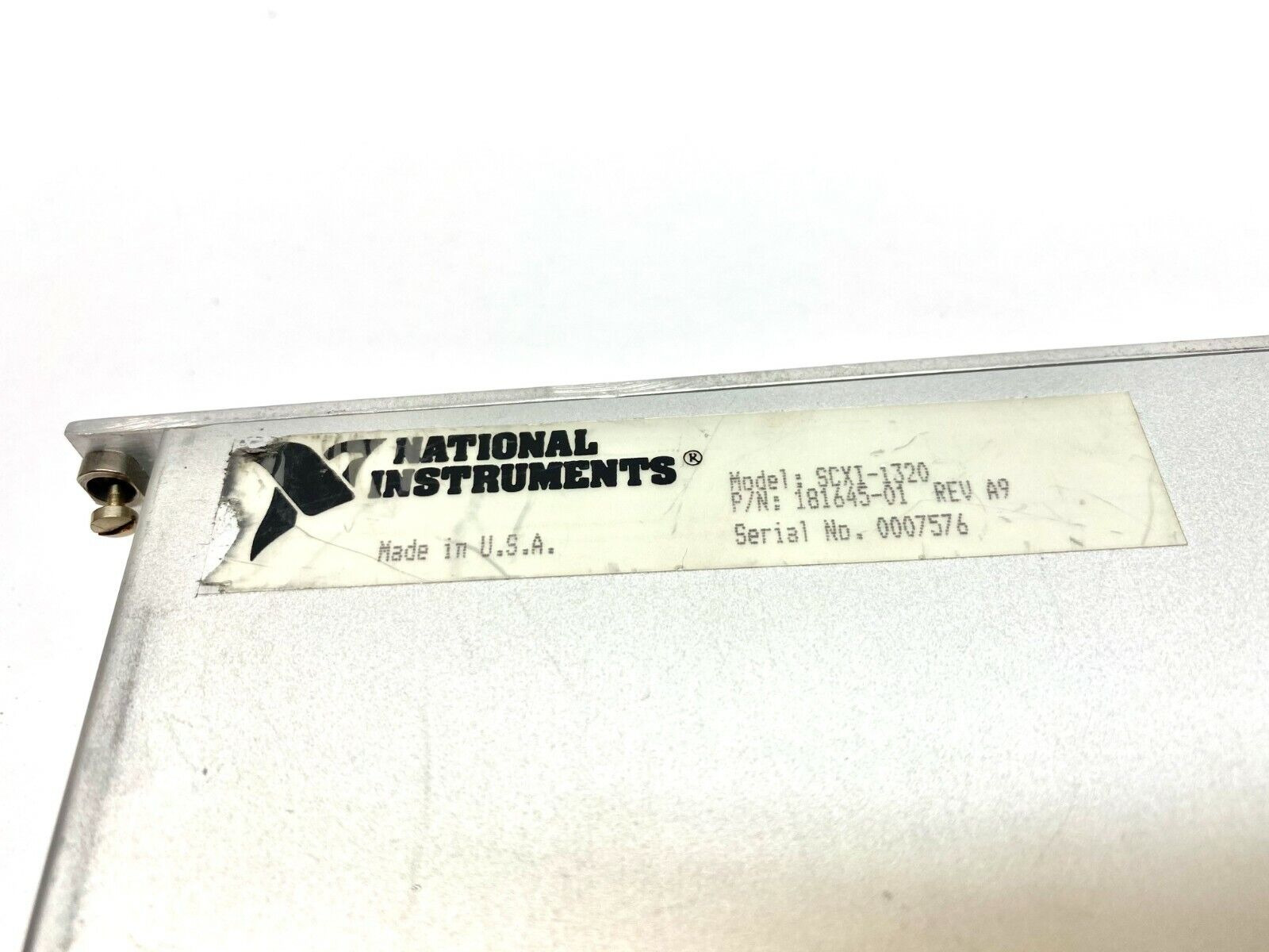 National Instruments SCXI-1320 High Voltage Terminal Block 181645-01 - Maverick Industrial Sales