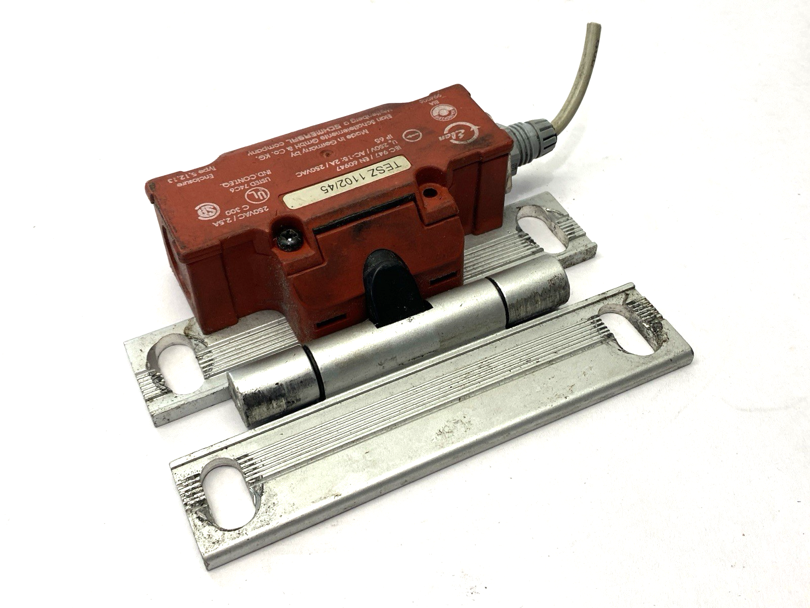 TESZ 1102/45 | Schmersal Hinge Safety Switch 250V - For parts or not working - Maverick Industrial Sales