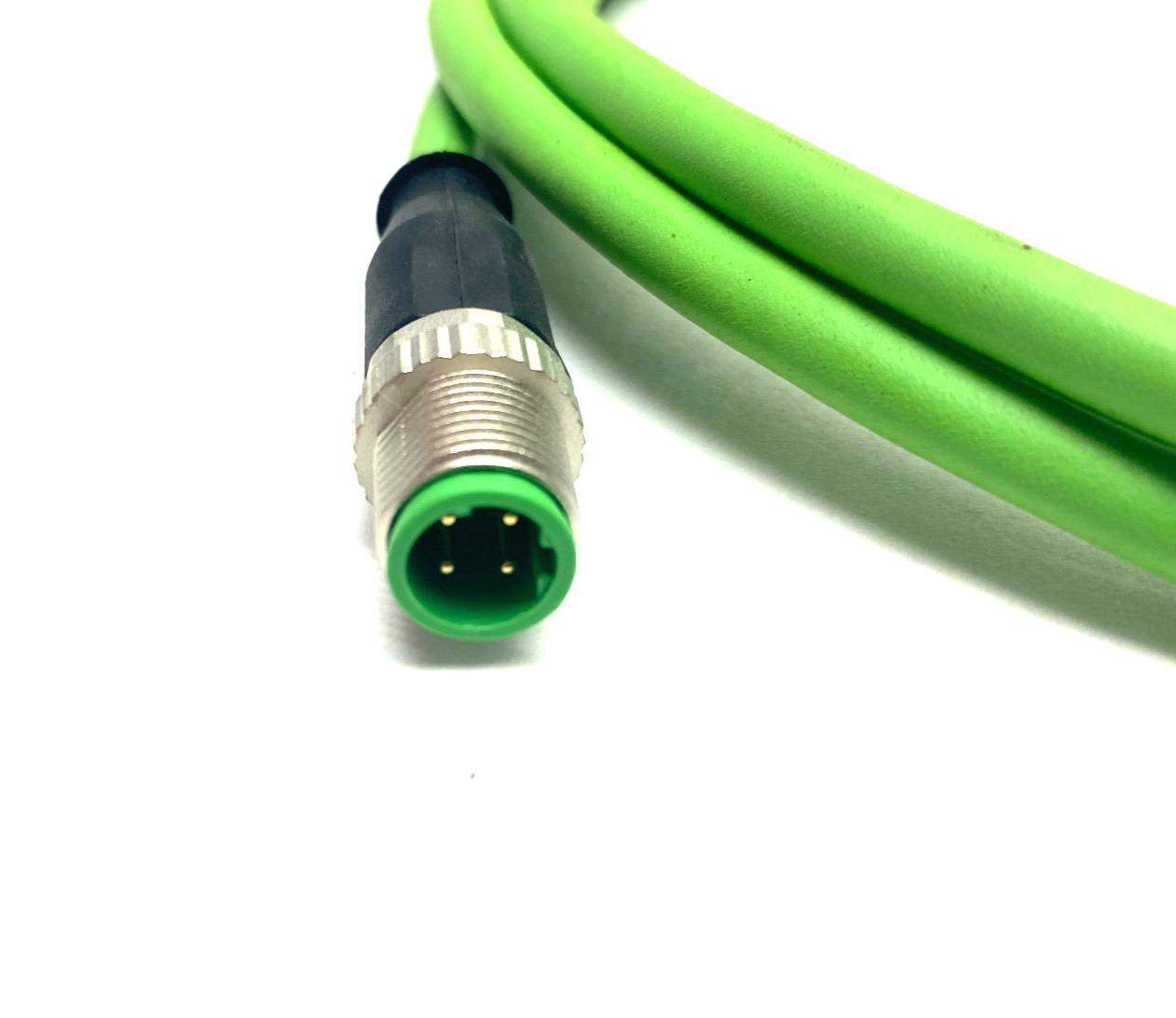 Beckhoff ZK1090-6161-0020 Double Ended EtherCAT Cable M12 4-Pin 2m Length 042269 - Maverick Industrial Sales