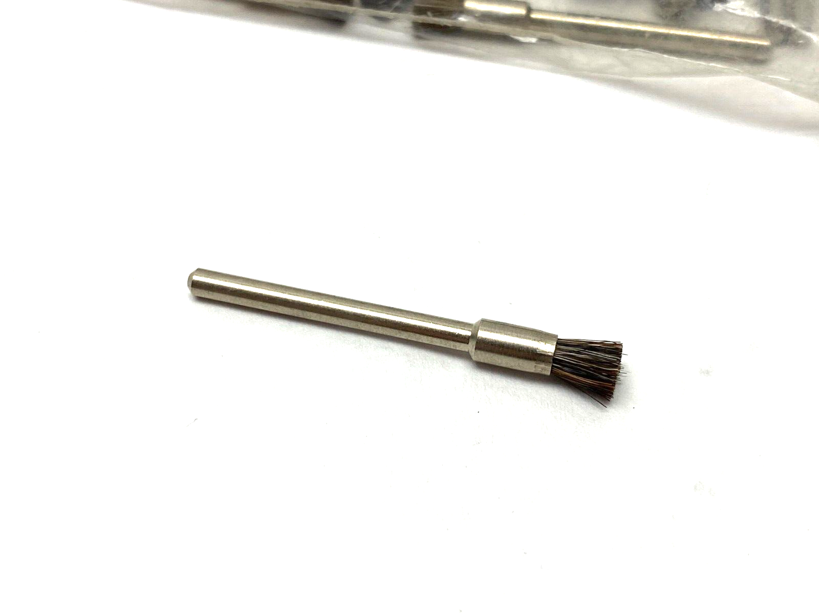 Weiler 26122 3/16" Miniature End Brush Soft Hair Fill 1/8" Stem PKG OF 40 - Maverick Industrial Sales
