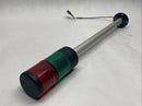 Telemecanique XVA-LC3 Tower Light Stack Red Green 16" Pole - Maverick Industrial Sales