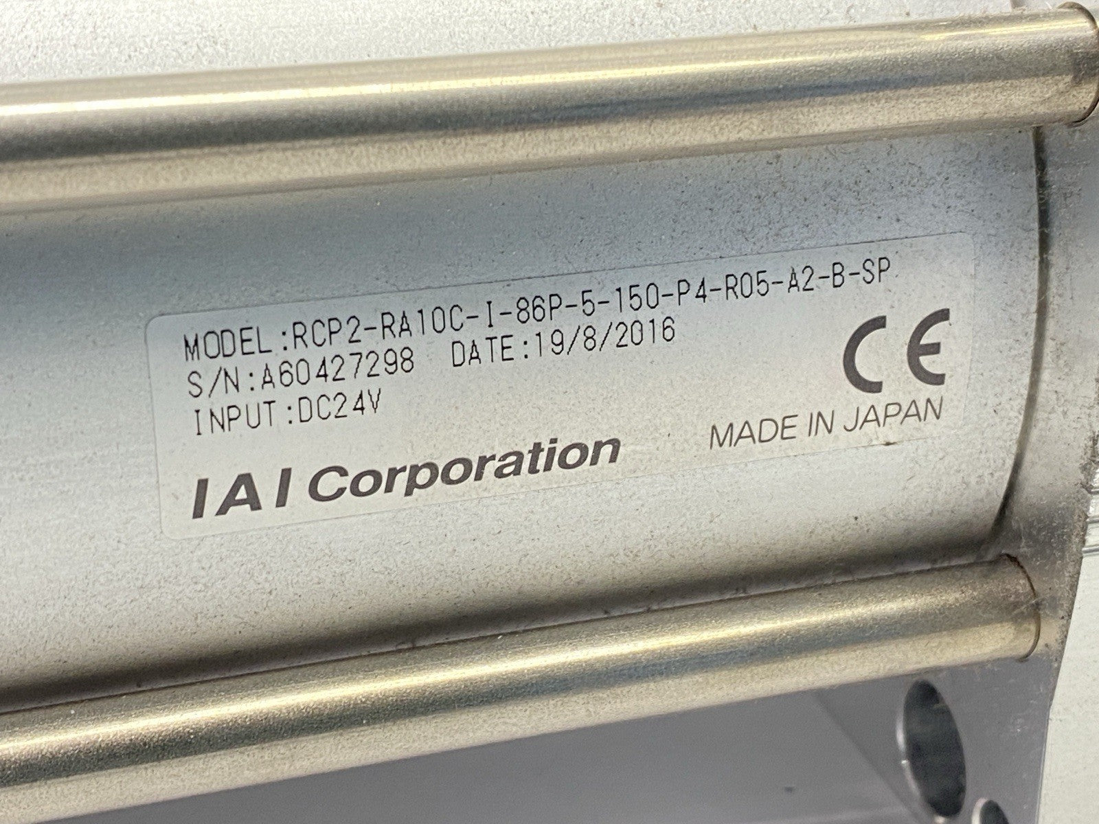 RCP2-RA10C-I-86P-5-150-P4-R05-A2-B-SP | IAI ROBO Cylinder 5mm Lead 150mm Stroke - Used - Maverick Industrial Sales