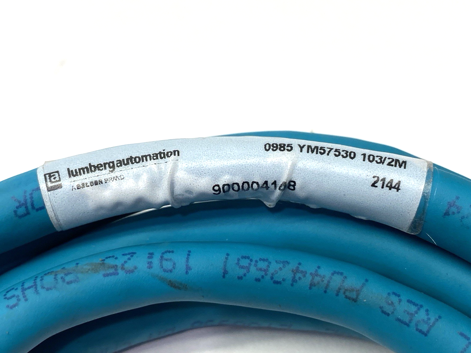 0985 YM57530 103/2M | Lumberg Automation Ethernet Cordset M12M to RJ45M 900004148 - Used - Maverick Industrial Sales