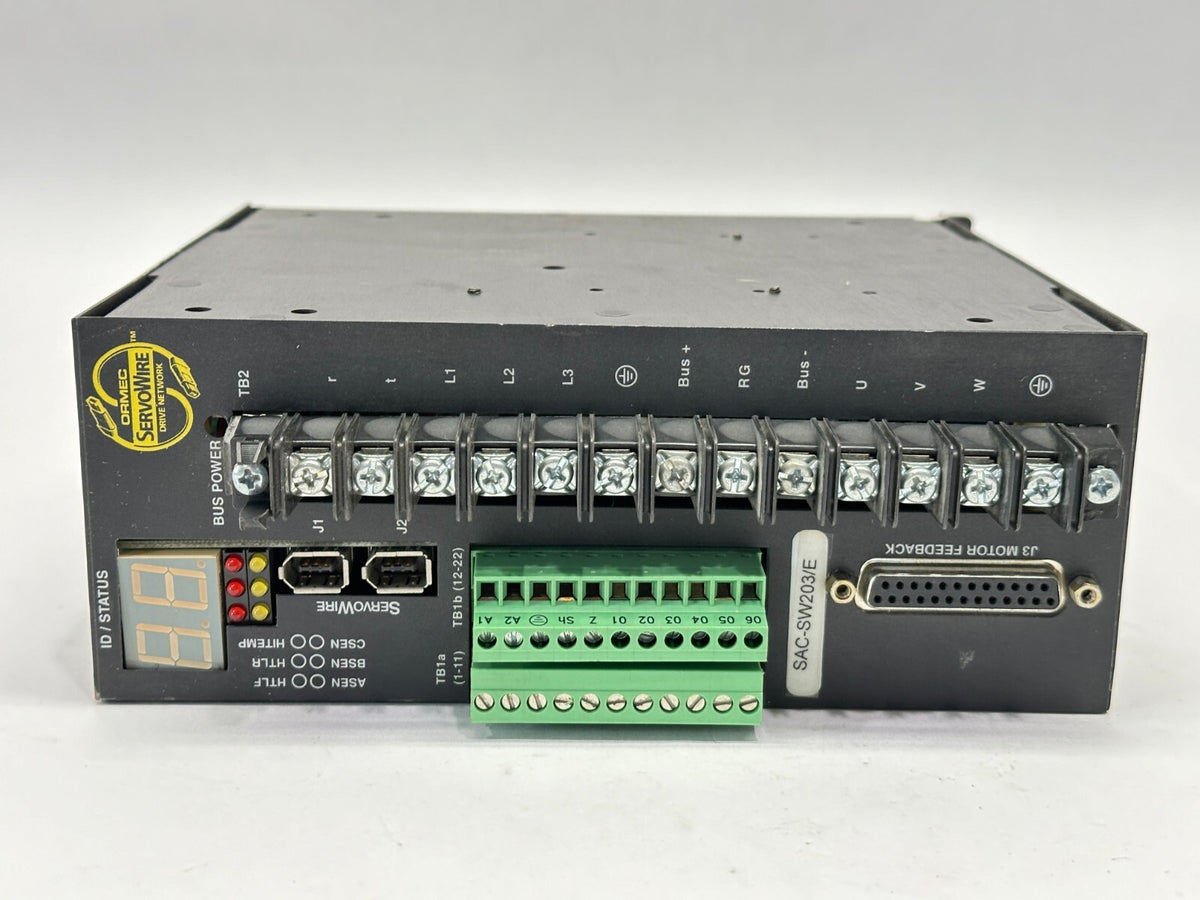 SAC-SW203/E | Ormec Rev 1.0.13 Servowire Servo Motor Drive Controller Encoder - Used - Maverick Industrial Sales
