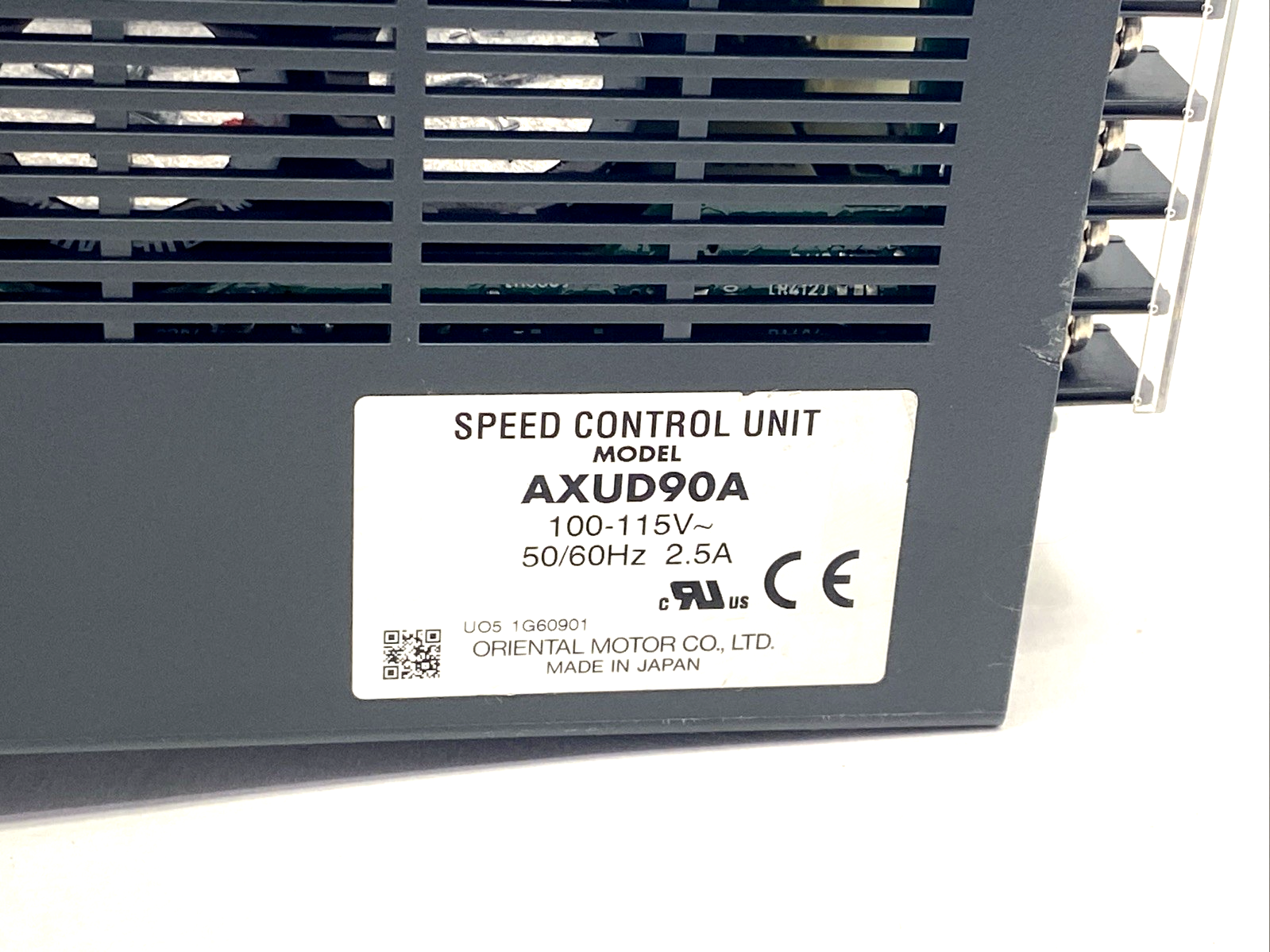 Oriental Motor AXUD90A Burshless DC Speed Control Unit, 100-115VAC 2.5A - Maverick Industrial Sales
