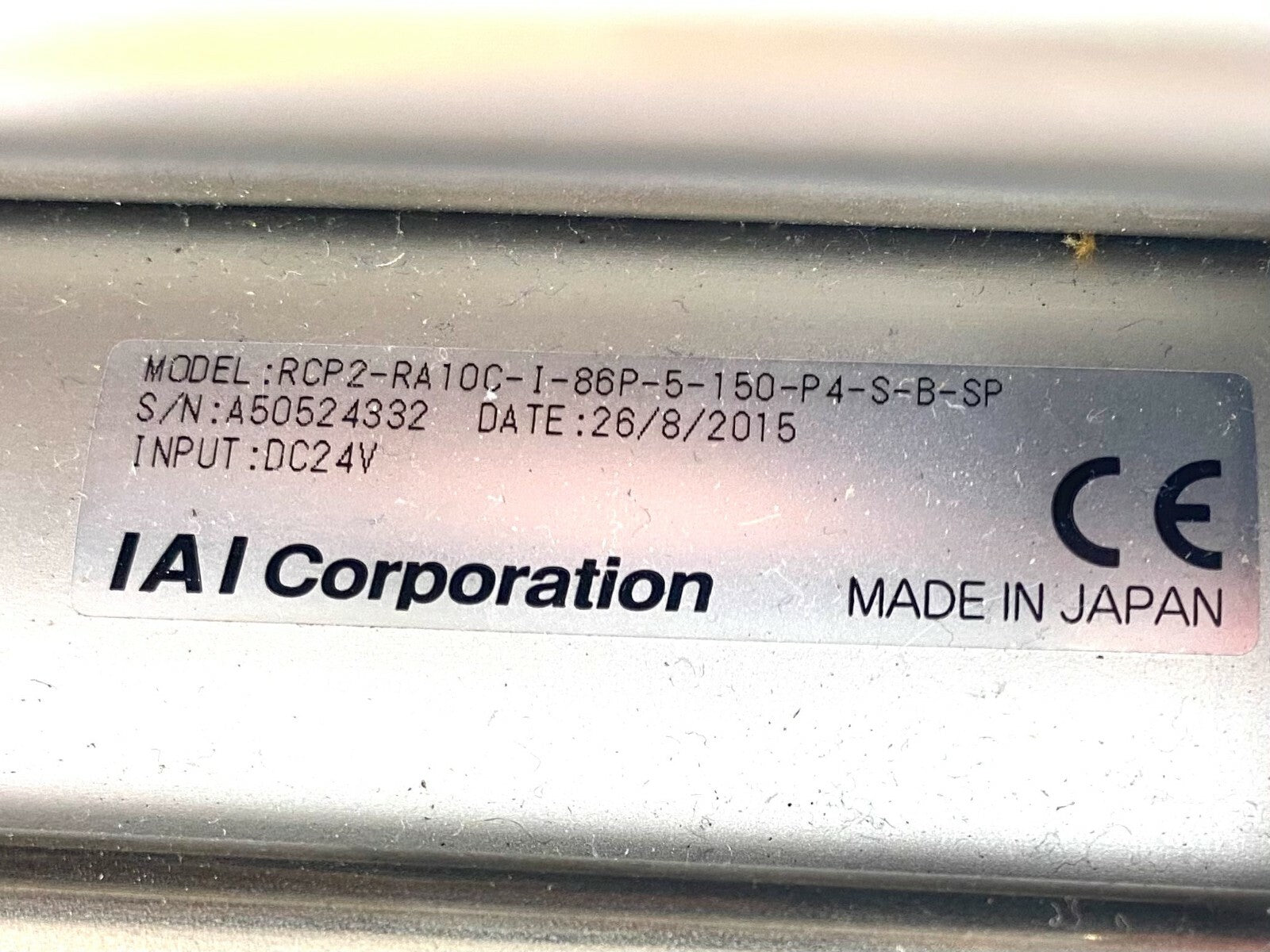 IAI RCP2-RA10C-I-86P-5-150-P4-S-B-SP High Thrust Rod Type Electric Actuator - Maverick Industrial Sales