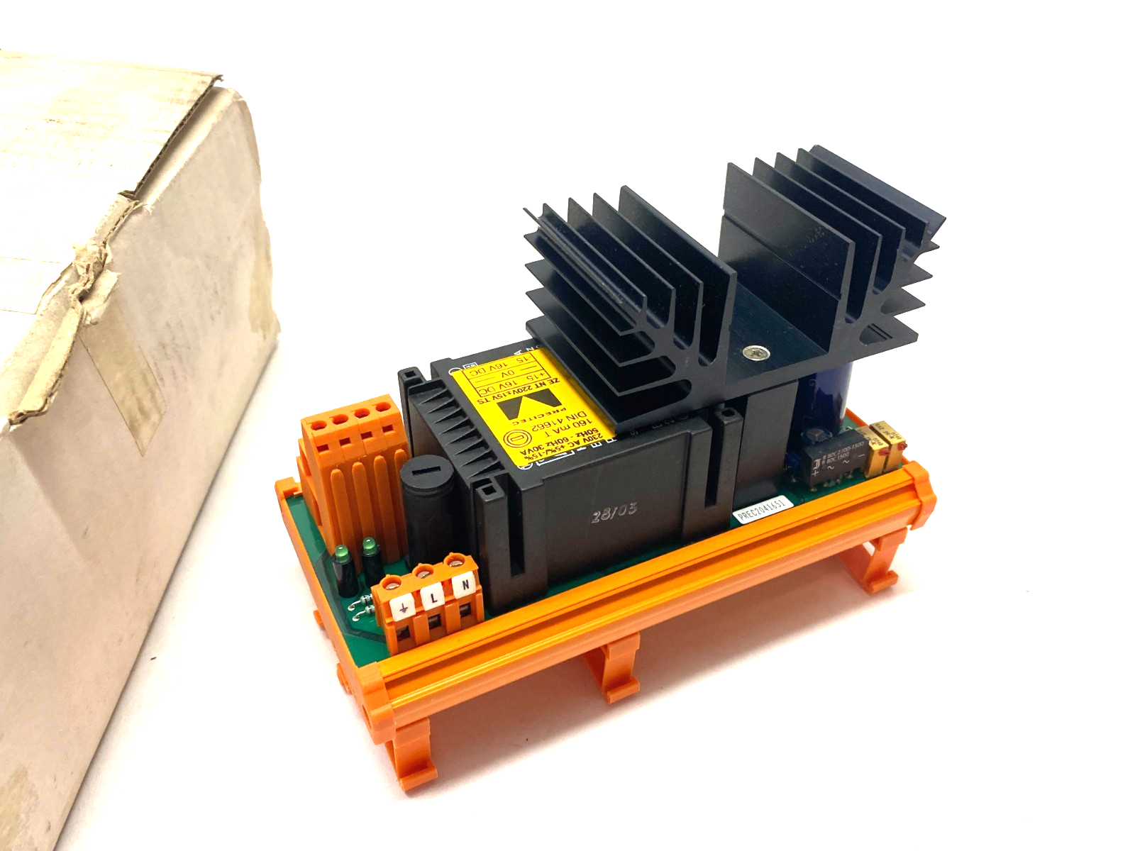 Precitec P0360-920-00001 Power Supply DIN Rail Mount ZE NT 220V ±15V TS - Maverick Industrial Sales