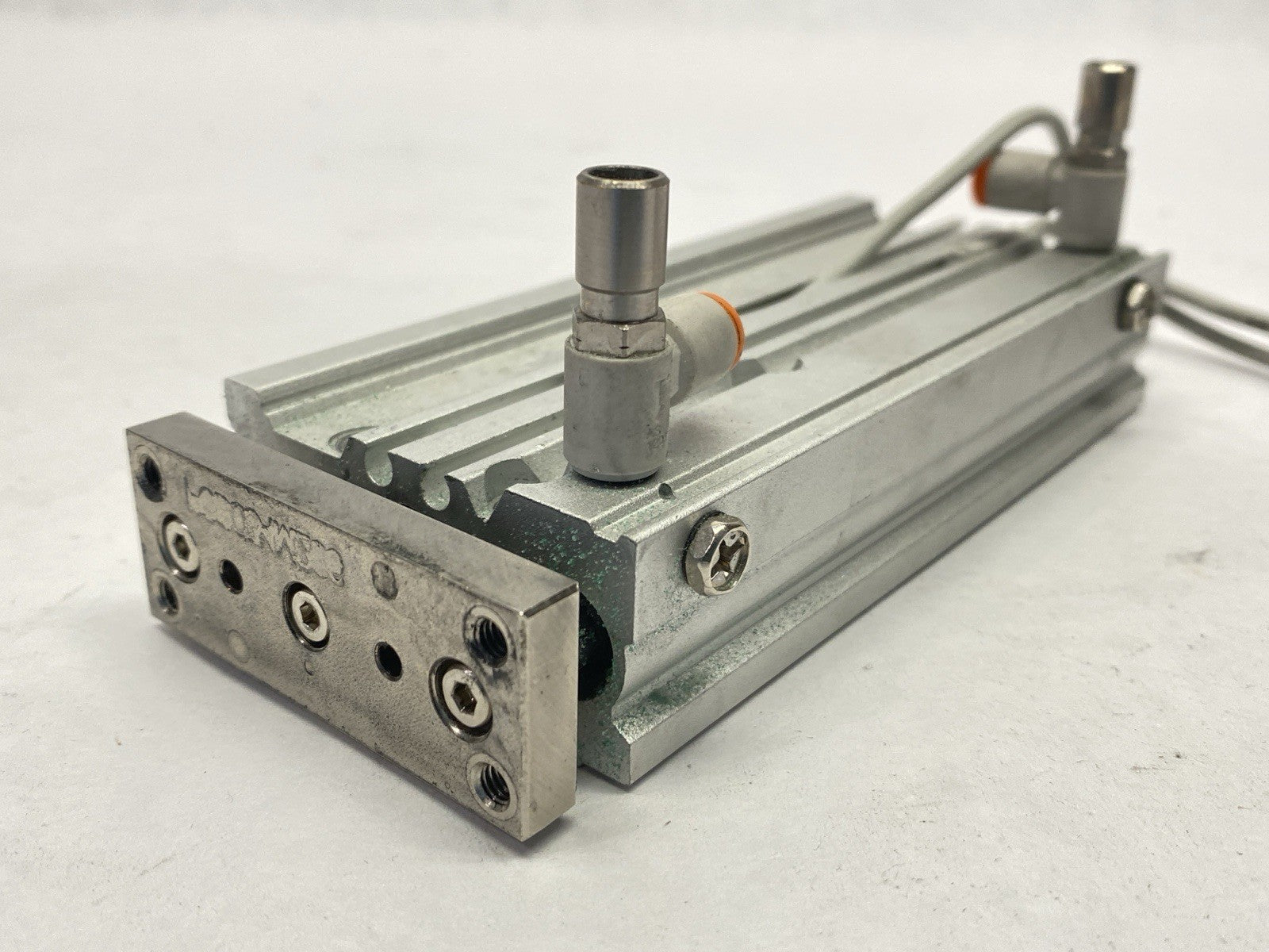 MGPL12-100Z | SMC Pneumatic Guided Cylinder 12mm Bore 100mm Stroke - Used - Maverick Industrial Sales