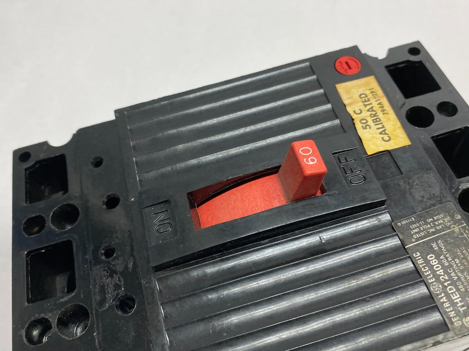 General Electric THED124060 Circuit Breaker 2-Pole 480VAC 60A - Maverick Industrial Sales