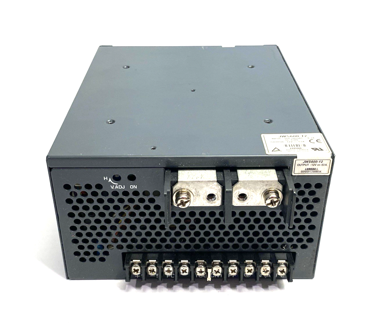 JWS600-12 | TDK Lambda Power Supply, Enclosed, AC/DC Converter 12V 600W - Used - Maverick Industrial Sales