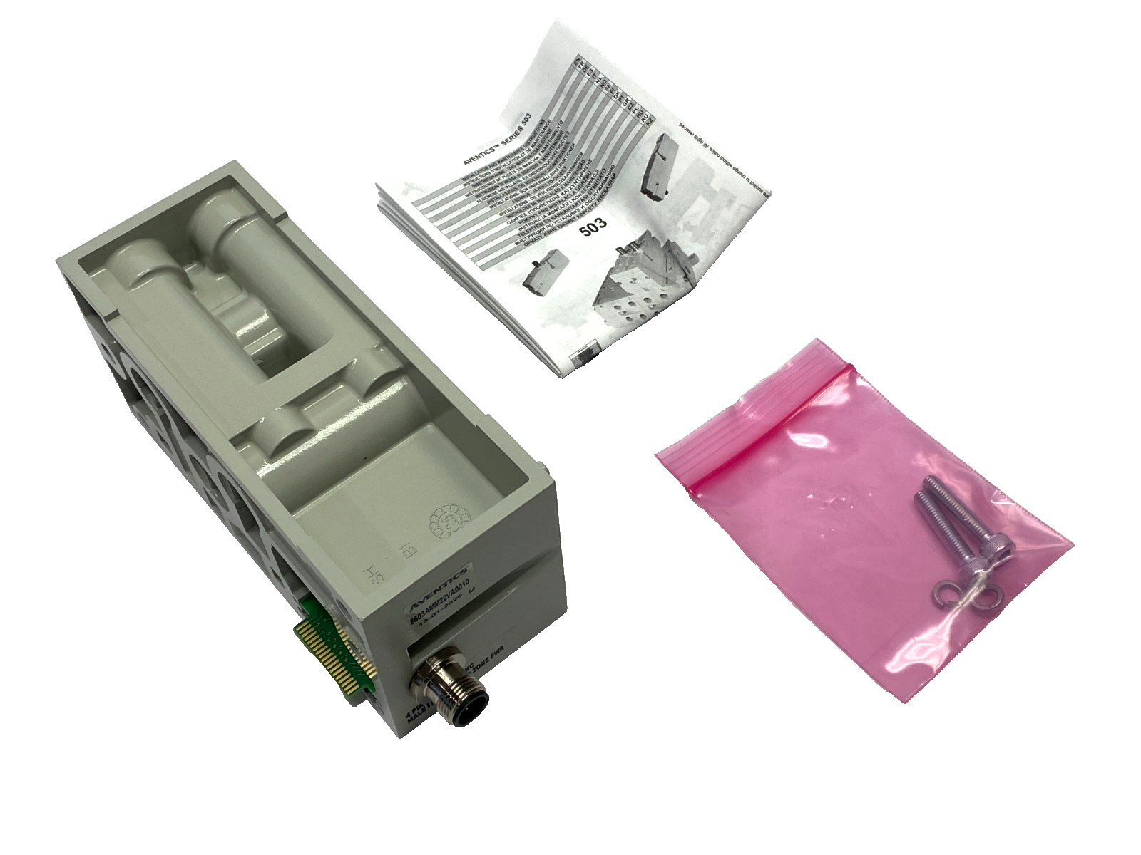 Aventics 8503AMM22VA0010 Pneumatic Manifold Block 1/4" Ports - Maverick Industrial Sales