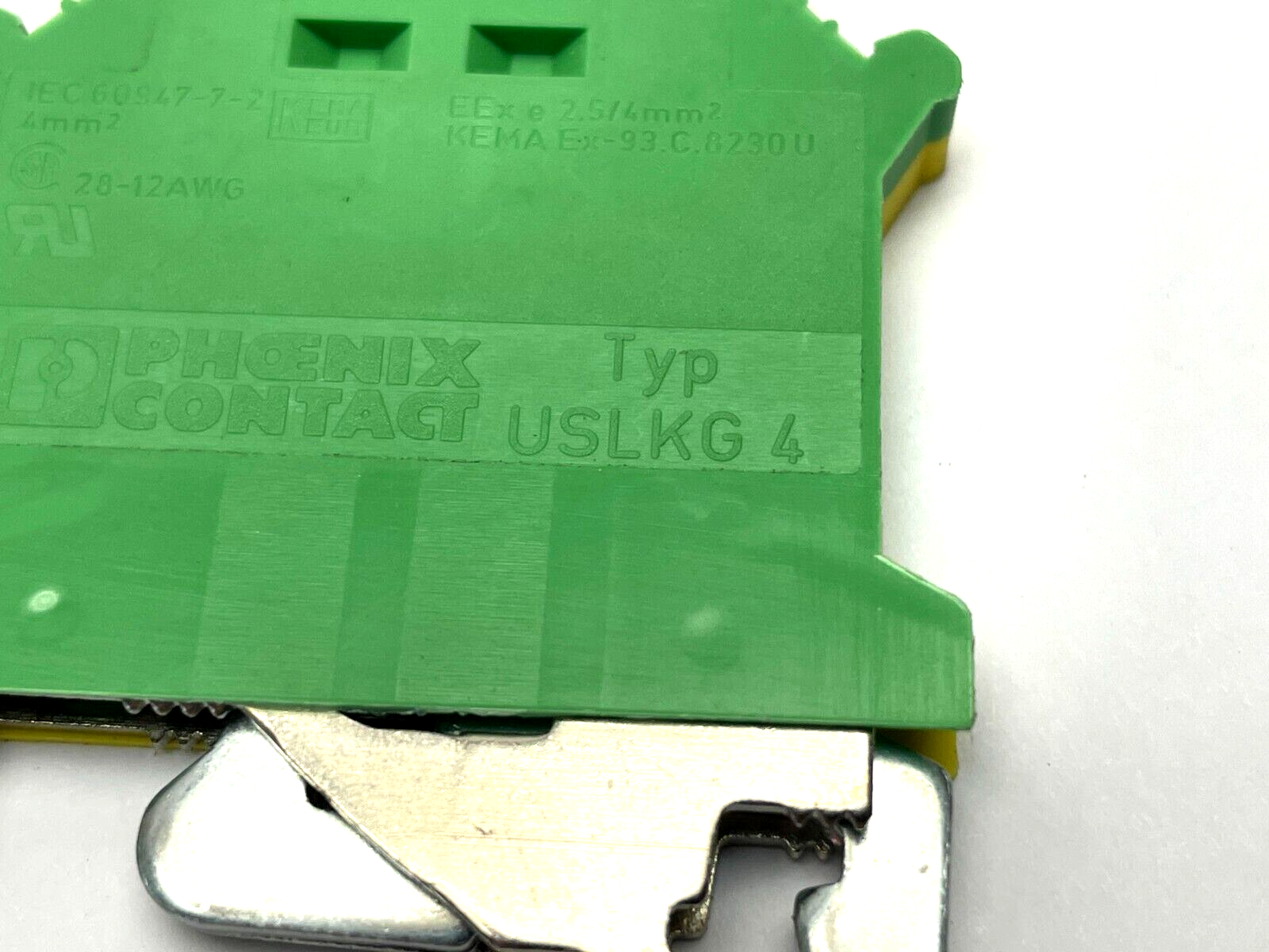 Phoenix Contact USLKG 4 Ground Terminal Block 0441012 LOT OF 2 - Maverick Industrial Sales