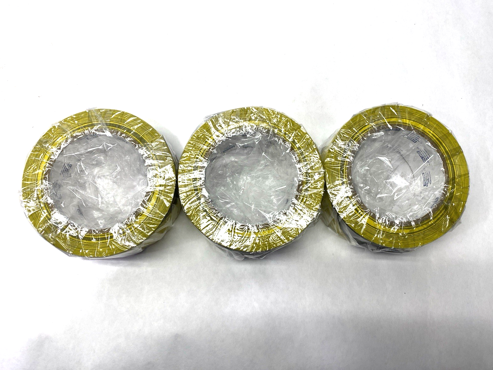 Uline S-2183 Industrial Vinyl Safety Tape Yellow/Black 2" x 36 yds LOT OF 3 - Maverick Industrial Sales