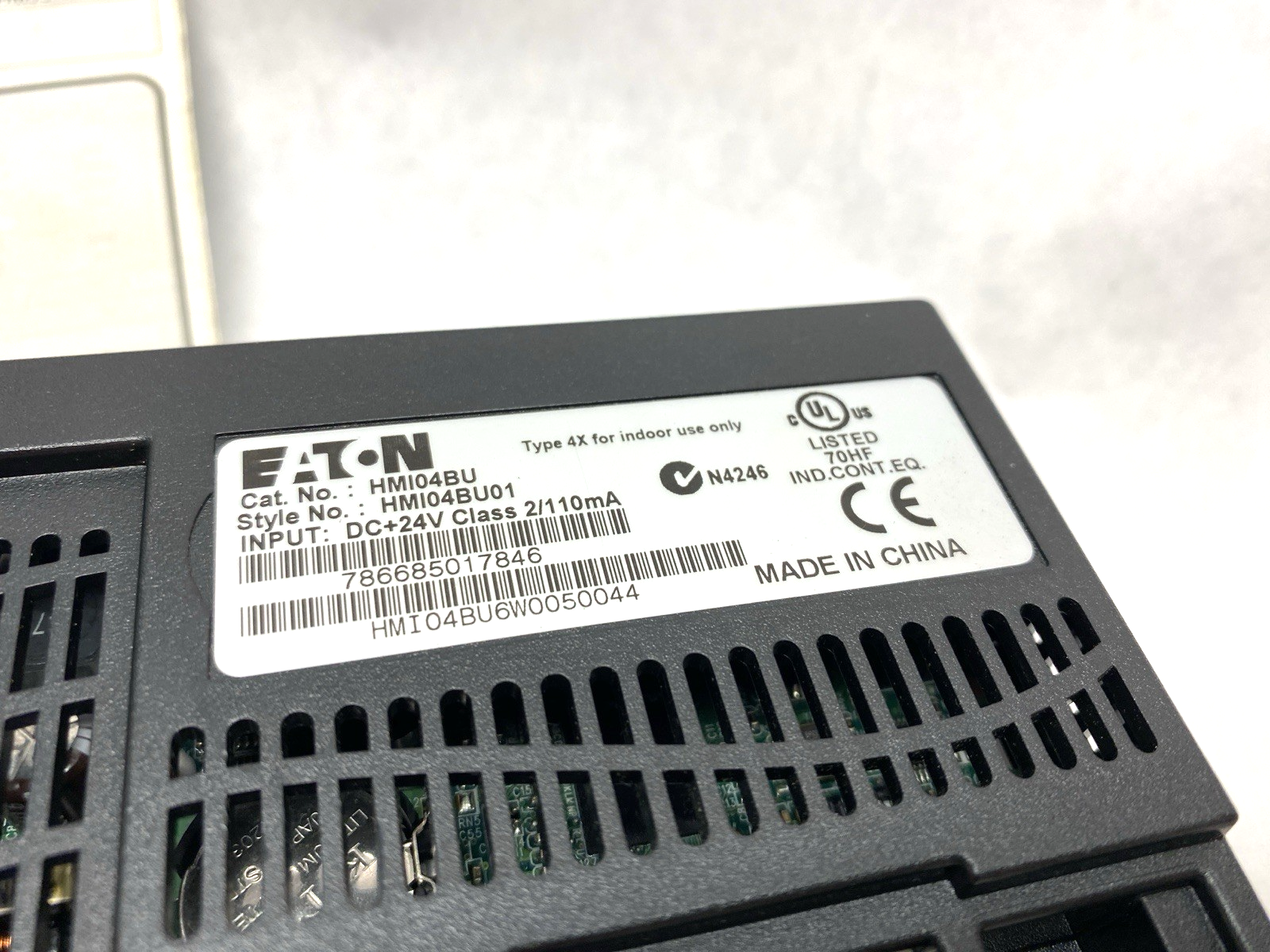 Eaton HMI04BU HMI Interface HMI04BU01 DC +24V Class 2/110mA Type 4X - Maverick Industrial Sales