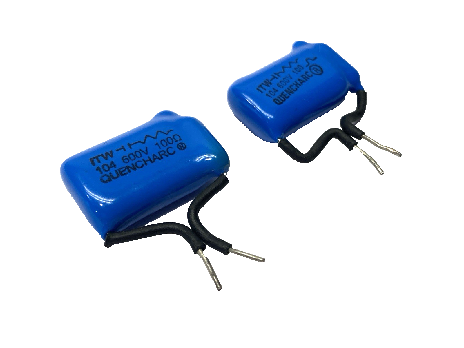 ITW 104 Quencharc Arc Suppressor 600V 100 Ohms LOT OF 2 - Maverick Industrial Sales