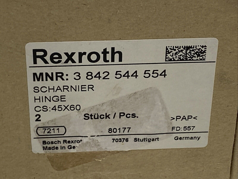 Bosch Rexroth 3842544554 Hinge 45-60/45-60 - Maverick Industrial Sales