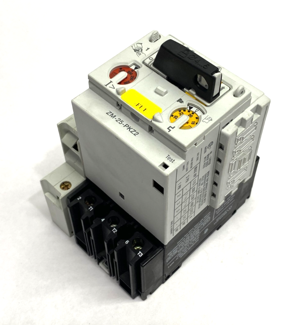 Moeller PKZ 2, ZM-25-PKZ2, NHI 11-PKZ 2 Motor Protection Breaker Assembly - Maverick Industrial Sales