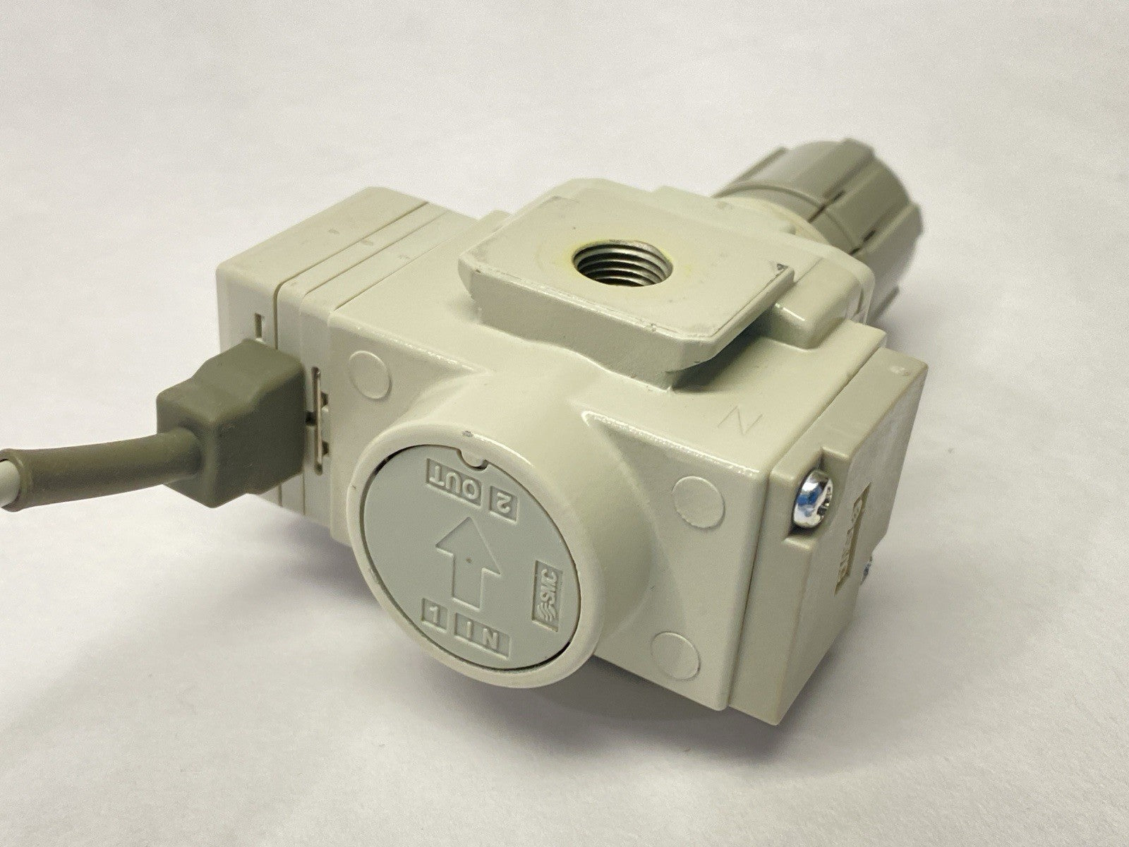 SMC AR20-N01E3-ZA-B Pneumatic Regulator w/ Digital Sensor 1/8" NPT - Maverick Industrial Sales