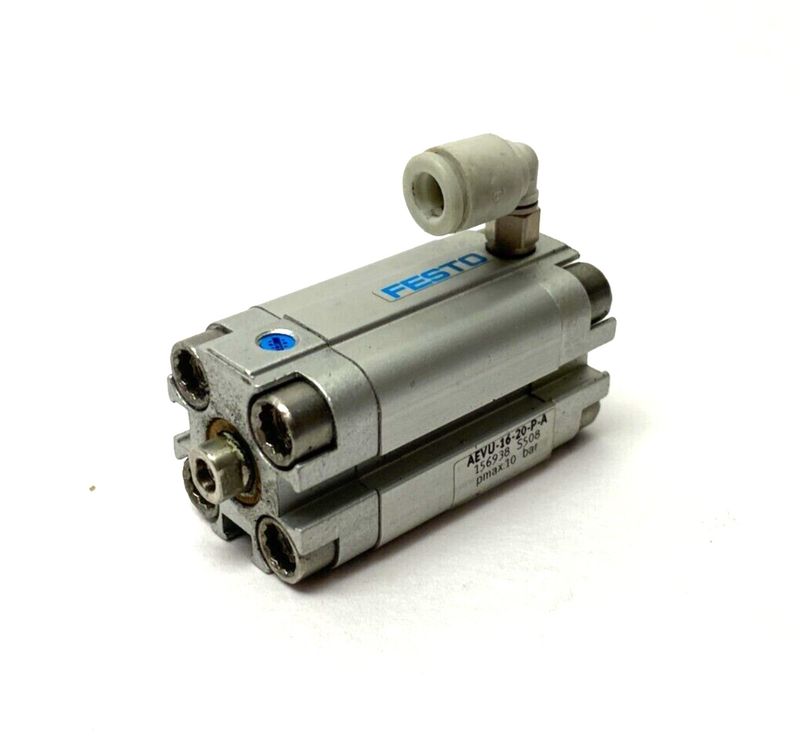 Festo AEVU-16-20-P-A Compact Pneumatic Cylinder 20mm Stroke 156938 - Maverick Industrial Sales