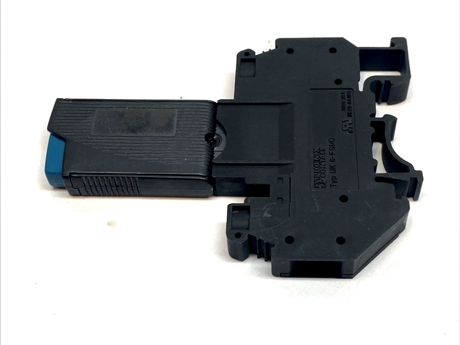 UK 6-FSI/C | Phoenix Contact Fuse Terminal Block 30A Din Rail W/ TCP 1.0 - Used - Maverick Industrial Sales