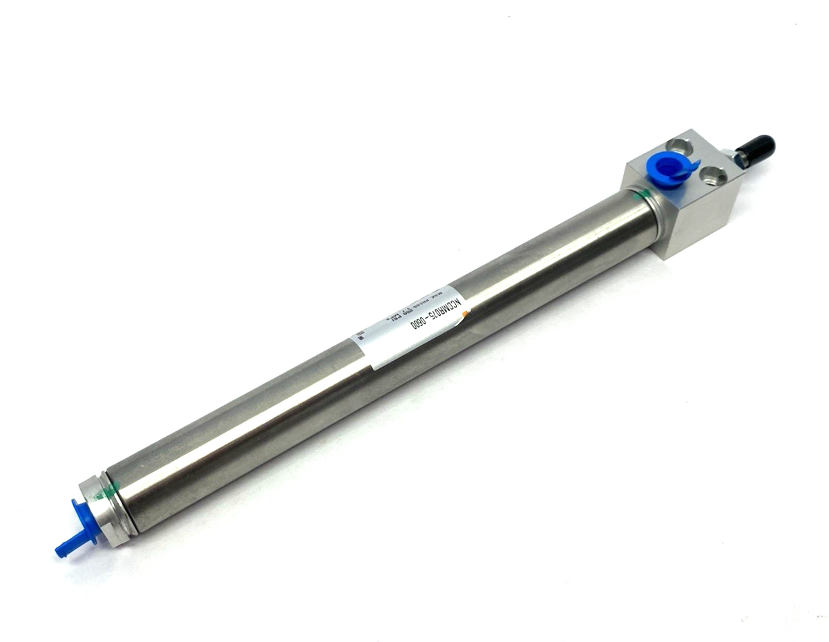 SMC NCDMR075-0600 Direct Block Mount Pneumatic Cylinder, Round Body - Maverick Industrial Sales