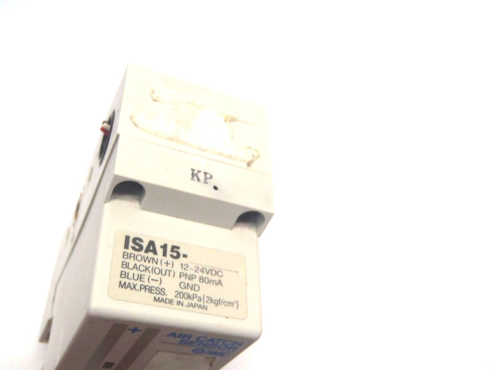 SMC ISA15 Pneumatic Air Catch Sensor 12-24VDC 80mA 200kPa - Maverick Industrial Sales