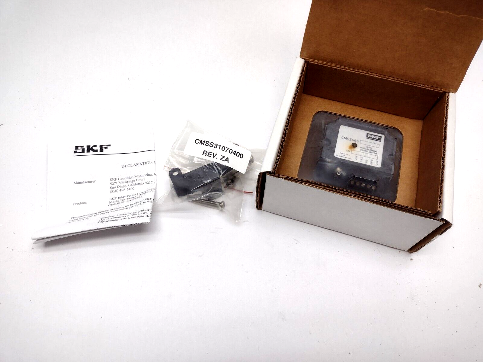 SKF CMSS665-1 Eddy Probe System Driver - Maverick Industrial Sales