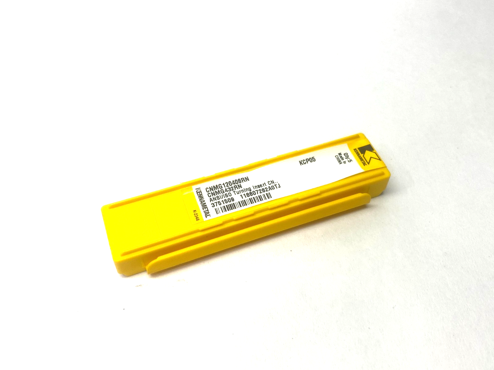 Kennametal 3751509 Kenloc™ CNMG Insert Negative RN CNMG120408RN PKG OF 5 - Maverick Industrial Sales