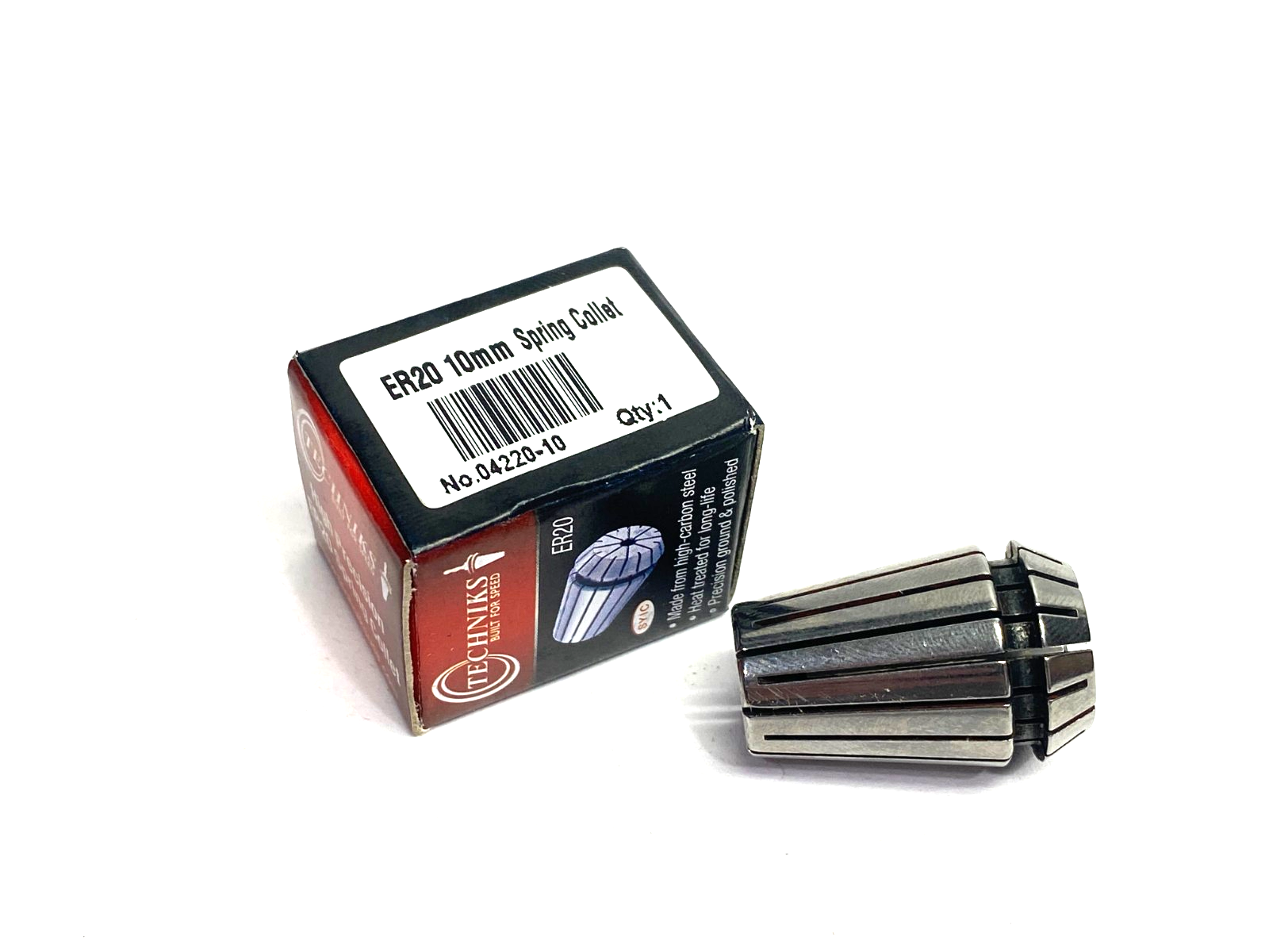 Techniks ER20 10mm Spring Collet SYIC 04220-10 - Maverick Industrial Sales