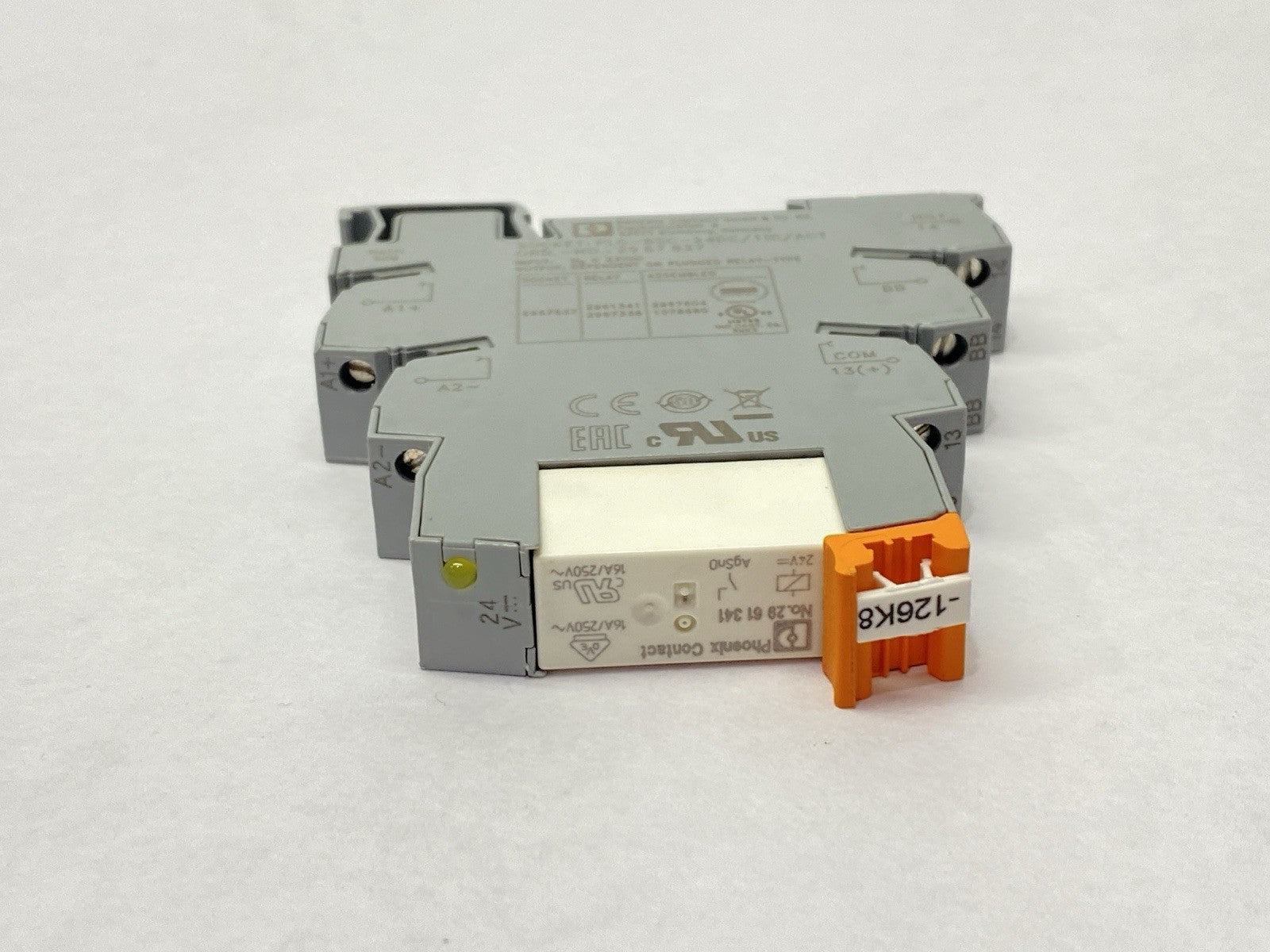Phoenix Contact PLC-BSC-24DC/1IC/ACT Relay Base 2967837 w/ 2961341 Relay - Maverick Industrial Sales