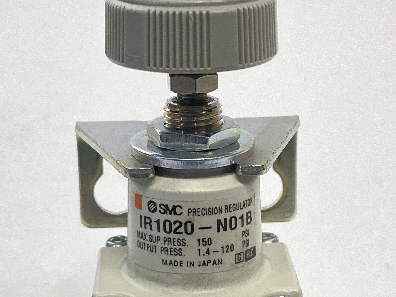 IR1020-N01B | SMC Pneumatic Pressure Regulator w/ Pressure Gauge - Used - Maverick Industrial Sales