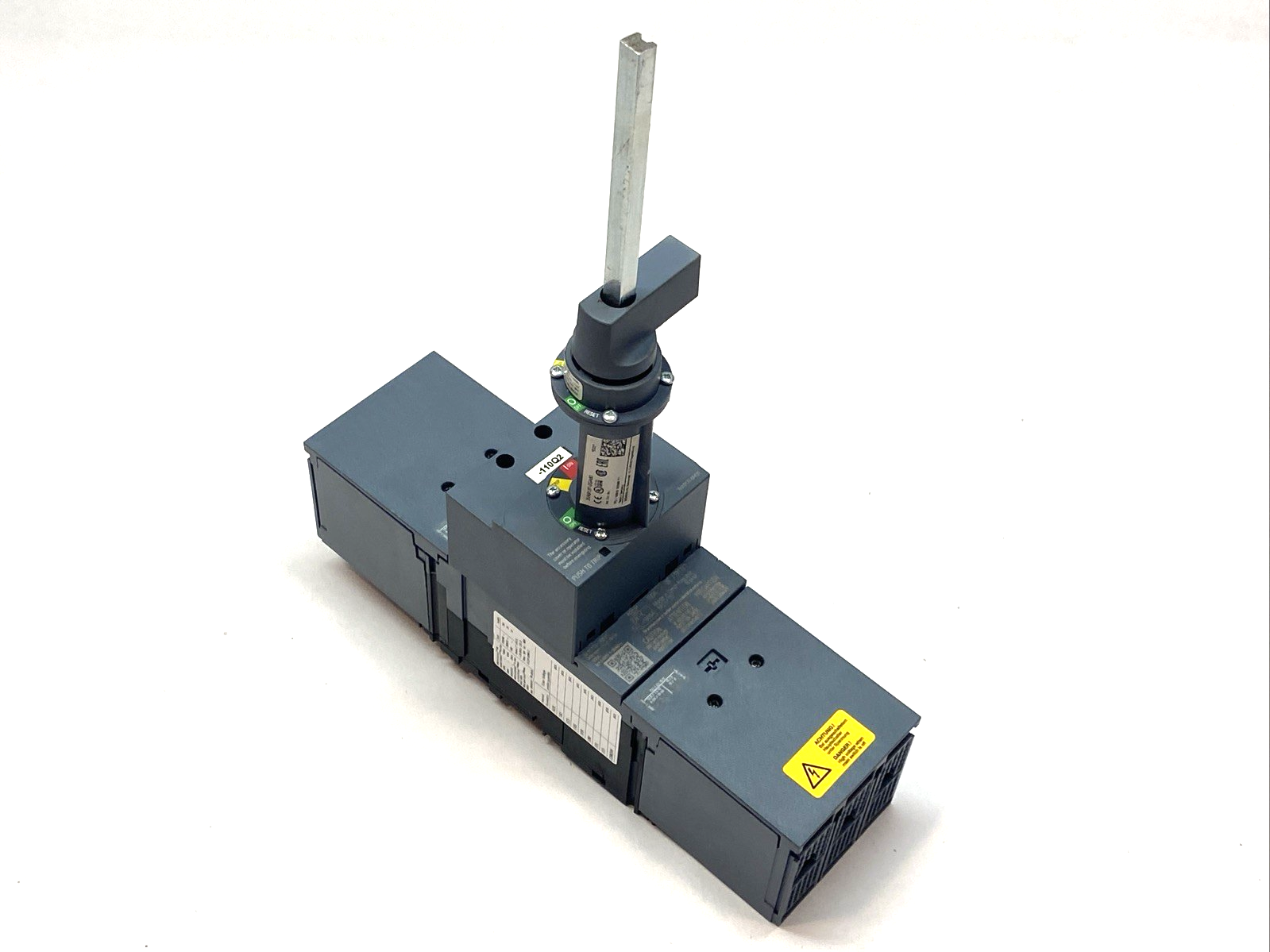 Siemens 3VA5110-1BB31-0AA0 Circuit Breaker w/ 3VA9137-0FK31 Operator NO HANDLE - Maverick Industrial Sales