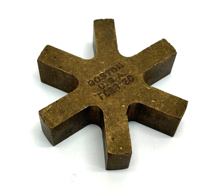 Boston Gear FCBB 20 Brass Spider Insert Coupling 3/4" Bore - Maverick Industrial Sales