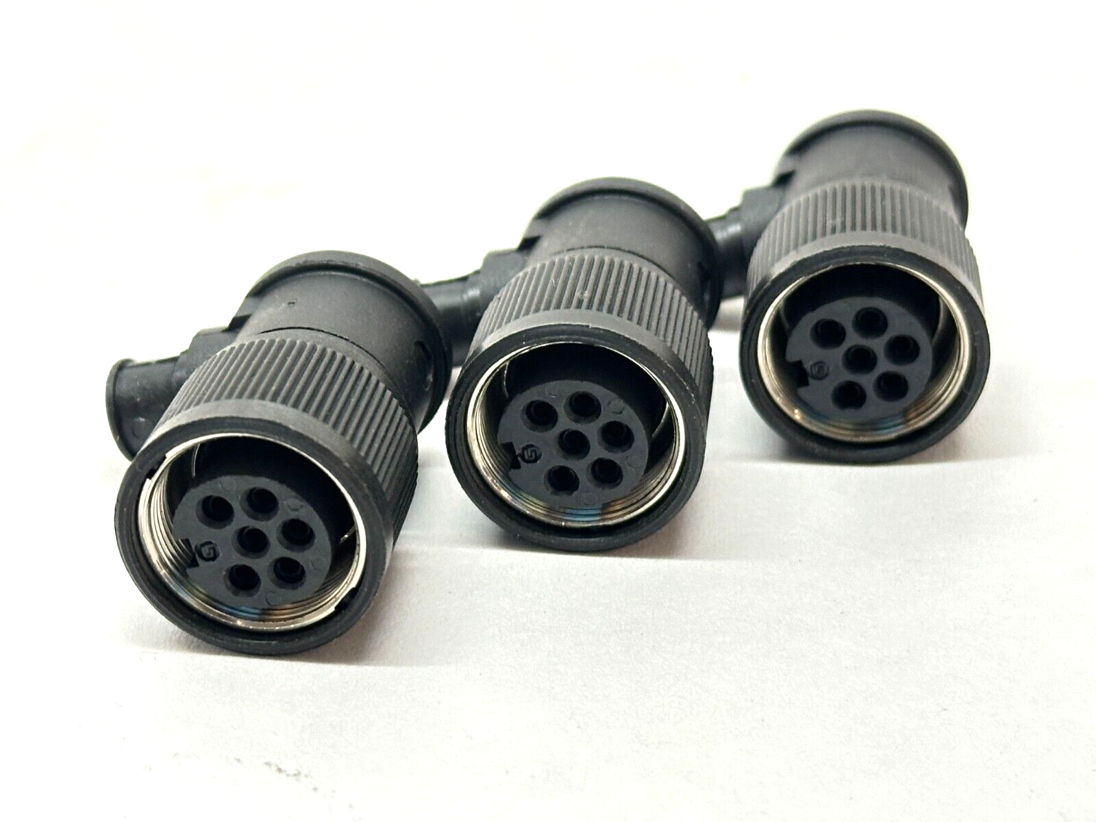Leybold 240-0333/633 Female Plug 6-Pin LOT OF 3 - Maverick Industrial Sales
