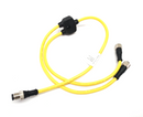 Banner CSB-M1281M1281 Splitter Cordset, 8-Pin M12 1 Male To 2 Female 73252 - Maverick Industrial Sales