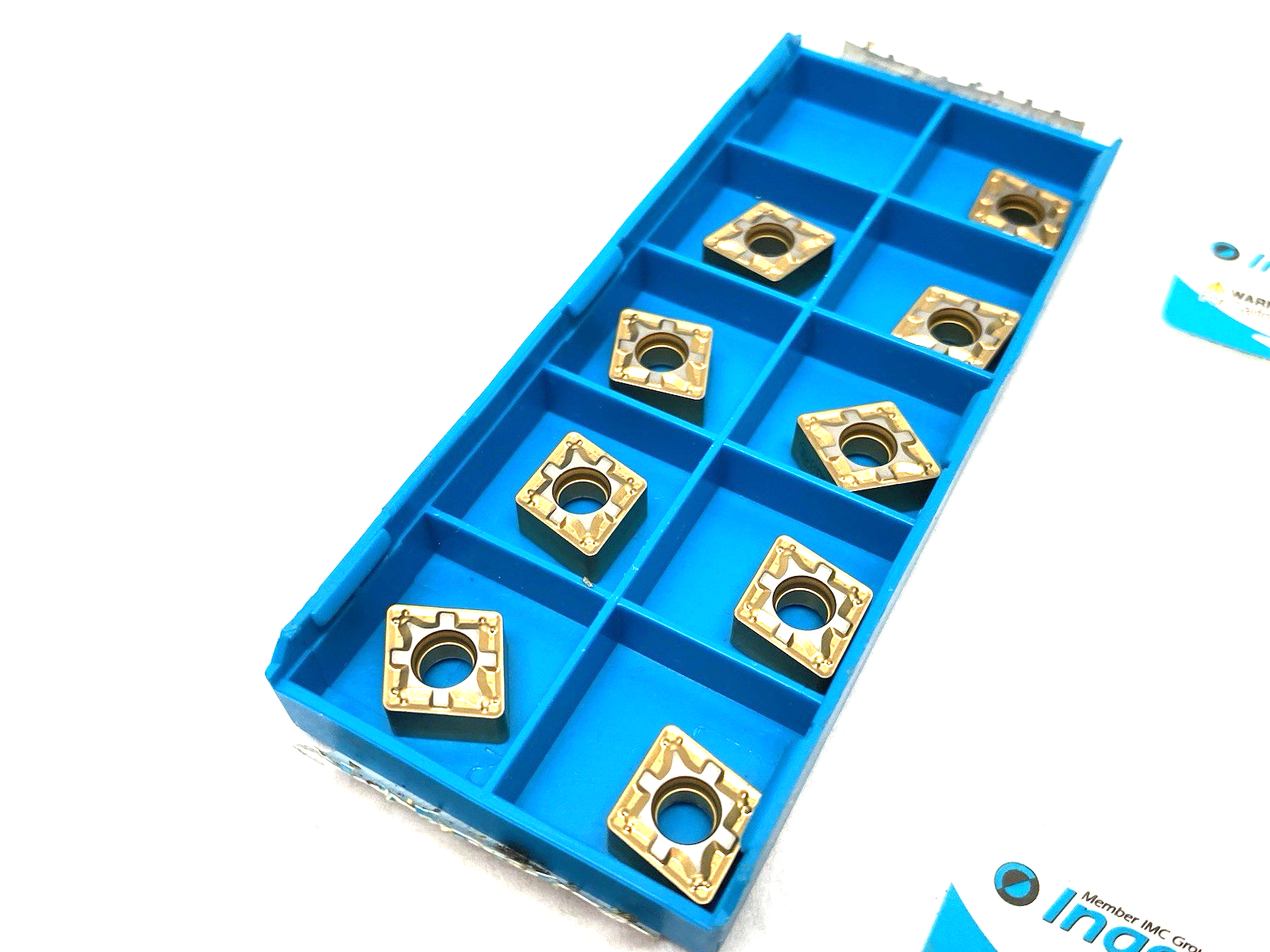 5523629 | Ingersoll RhinoTurn Chipbreaker Insert CNMG090408PC TT8125 PKG OF 9 - New – Open box - Maverick Industrial Sales
