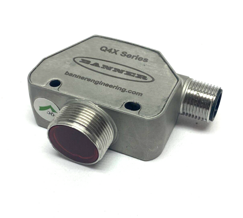 Banner Q4XTKLAF600-Q8 IO-Link Rugged Laser Distance Sensor 10-30VDC 801918 - Maverick Industrial Sales