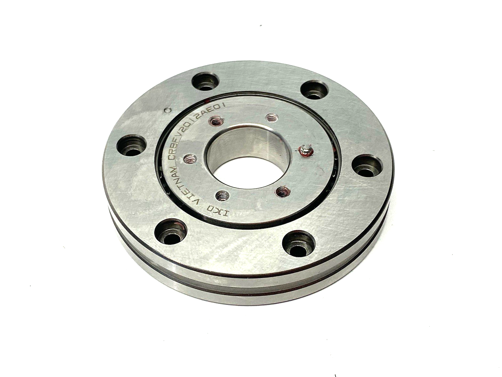 | IKO CRBFV2012AEOI Crossed Roller Bearing 70mm OD SCREW BROKEN IN MOUNT HOLE - Used - Maverick Industrial Sales