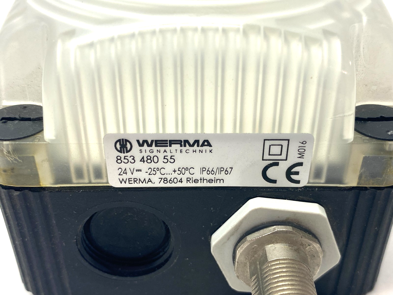 Werma 853 480 55 Permanent LED Beacon Light BWM 24VDC MC - Maverick Industrial Sales